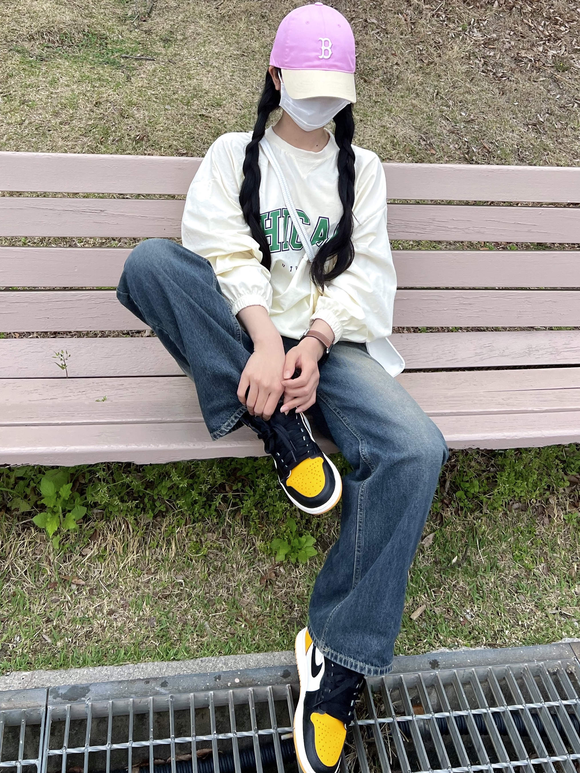 Jordan 1 Retro High OG Taxi 착용 스타일 - 2