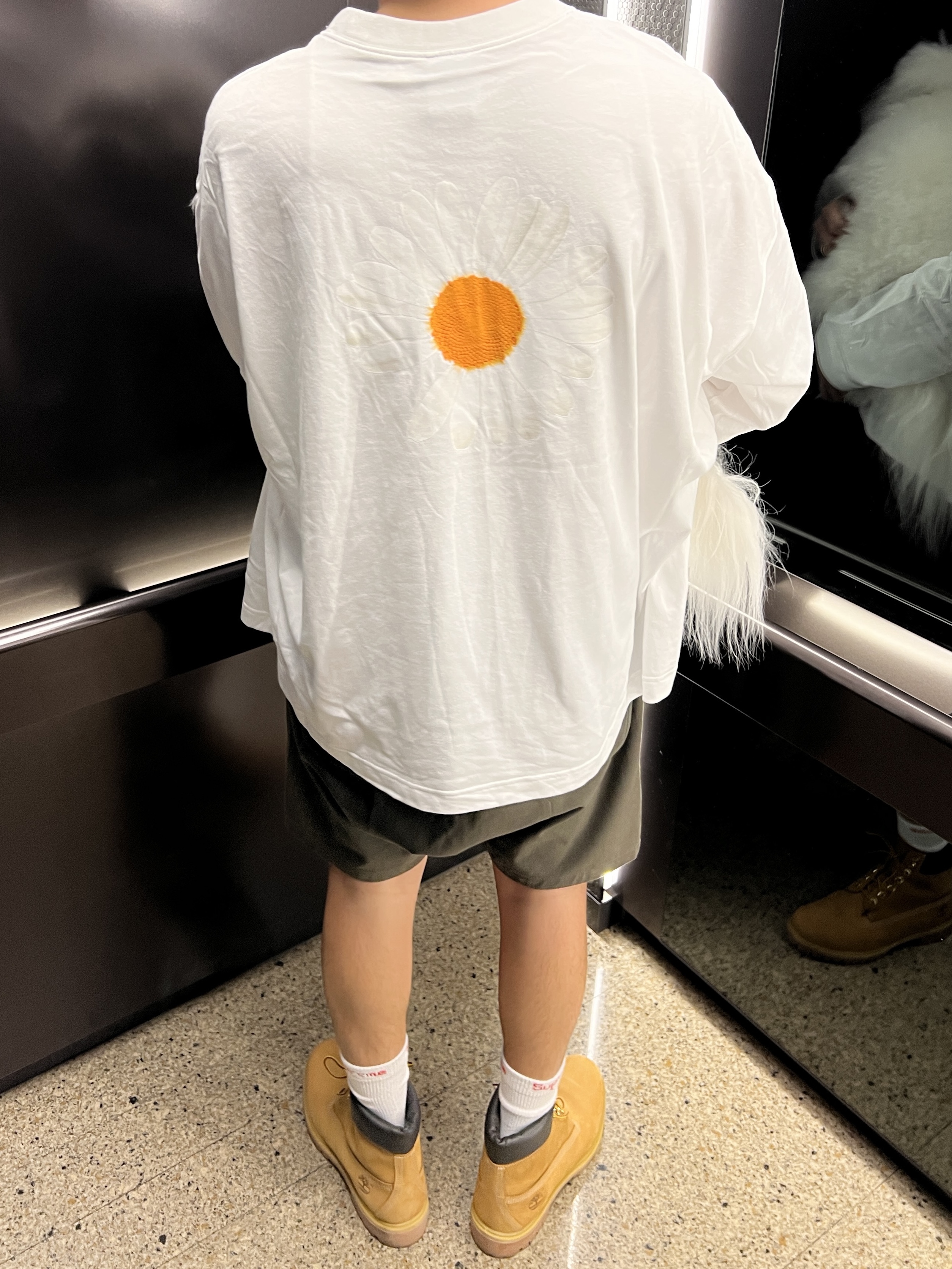 Nike x Peaceminusone LS T-Shirt White (DR0098-100) 착용 스타일