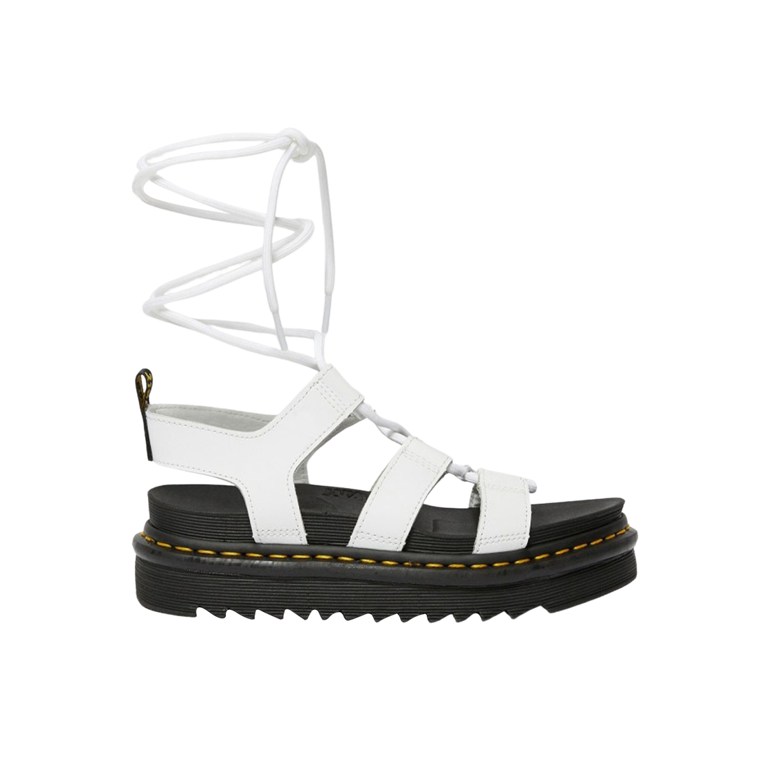 (W) 닥터마틴 나틸라 하이드로 레더 샌들 화이트((W) Dr. Martens Nartilla Hydro Leather Sandal White) - 1