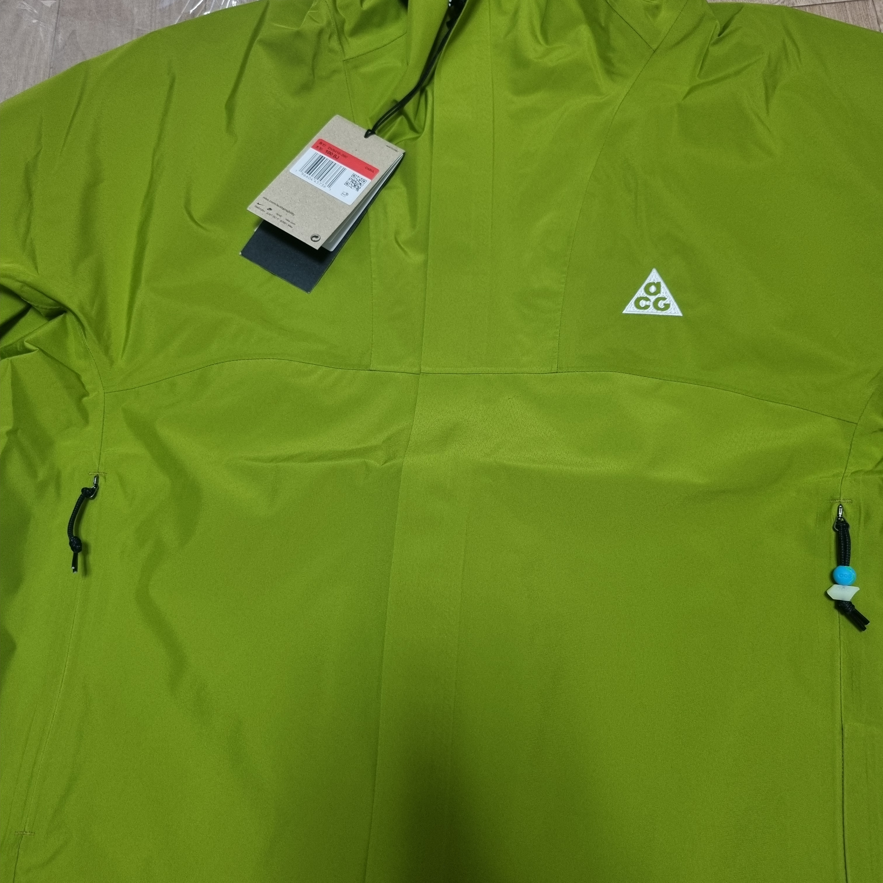 Nike ACG Storm-Fit ADV Cascade Rains Full Zip Jacket Moss - Asia 착용 스타일