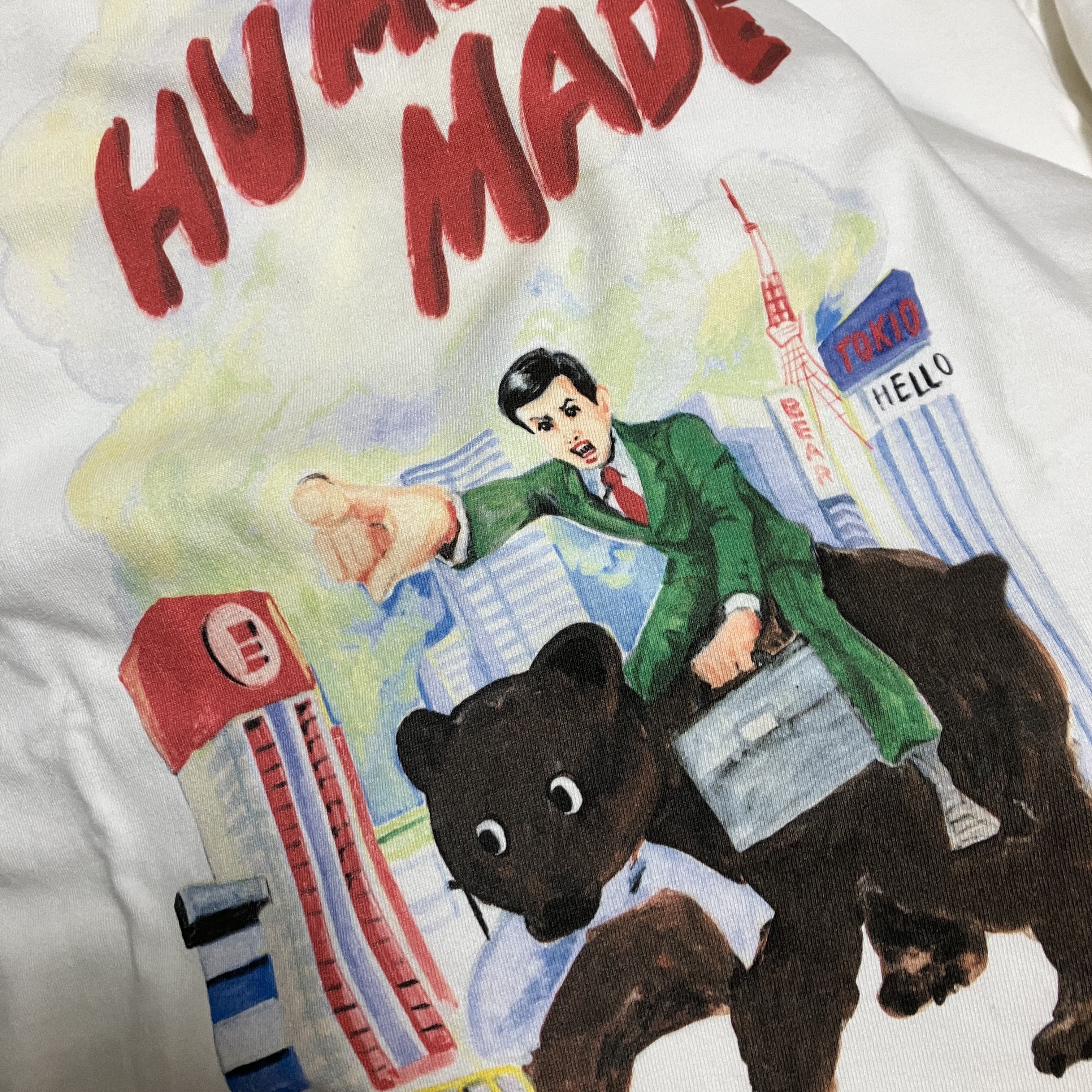 Human Made Keiko Sootome T-Shirt #7 White 착용 스타일