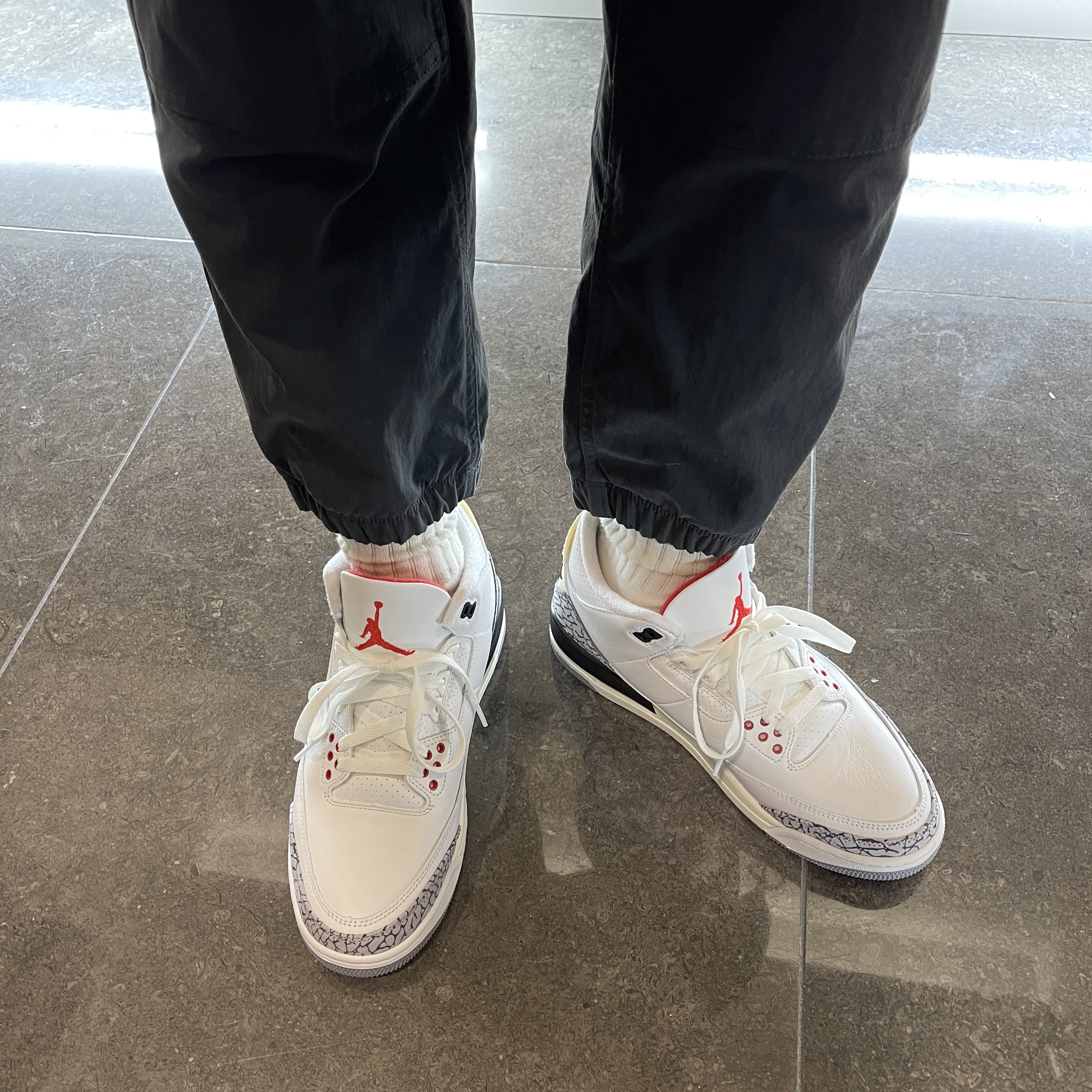 Jordan 3 Retro White Cement Reimagined 착용 스타일