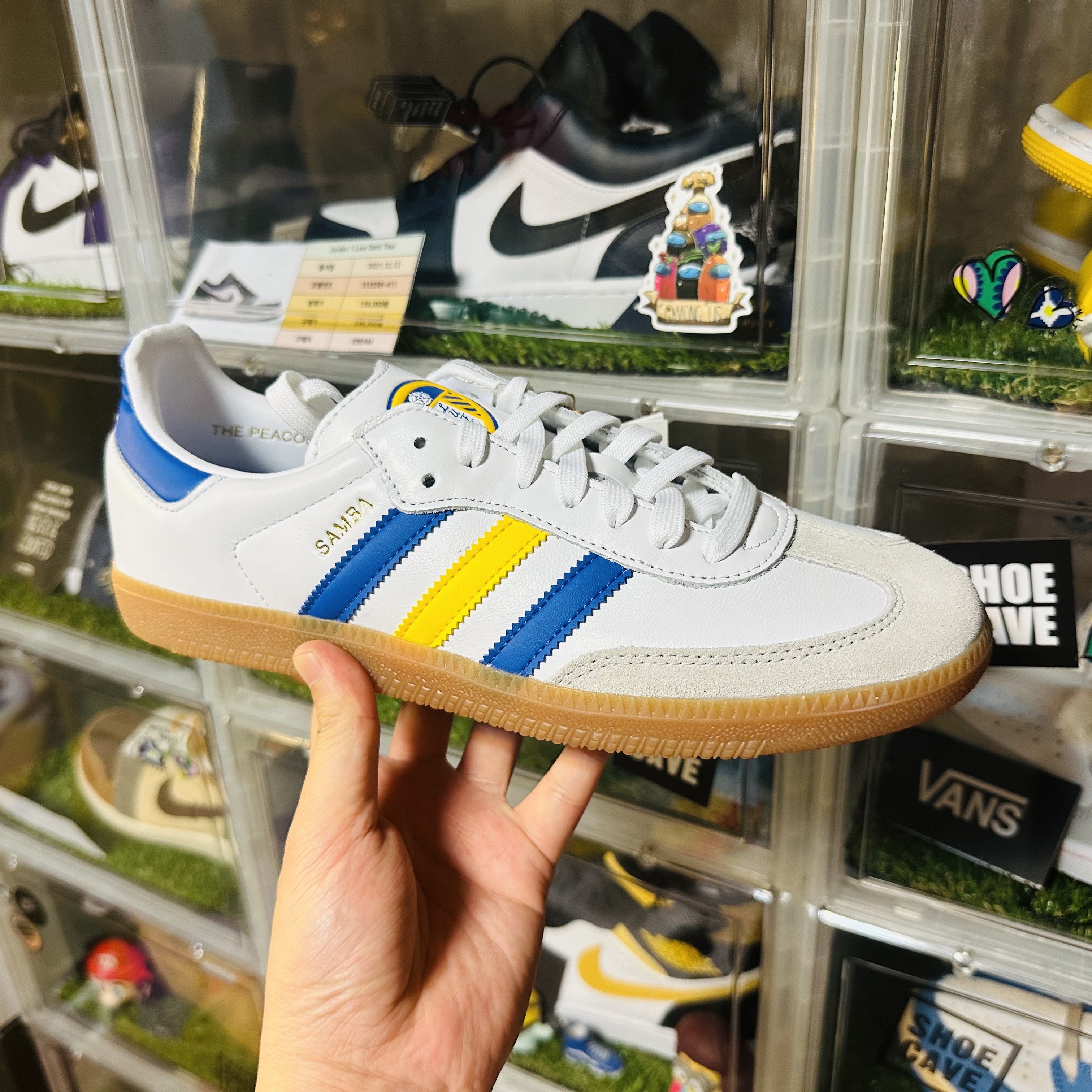 Adidas Samba Team Leeds United FC 착용 스타일 - 1