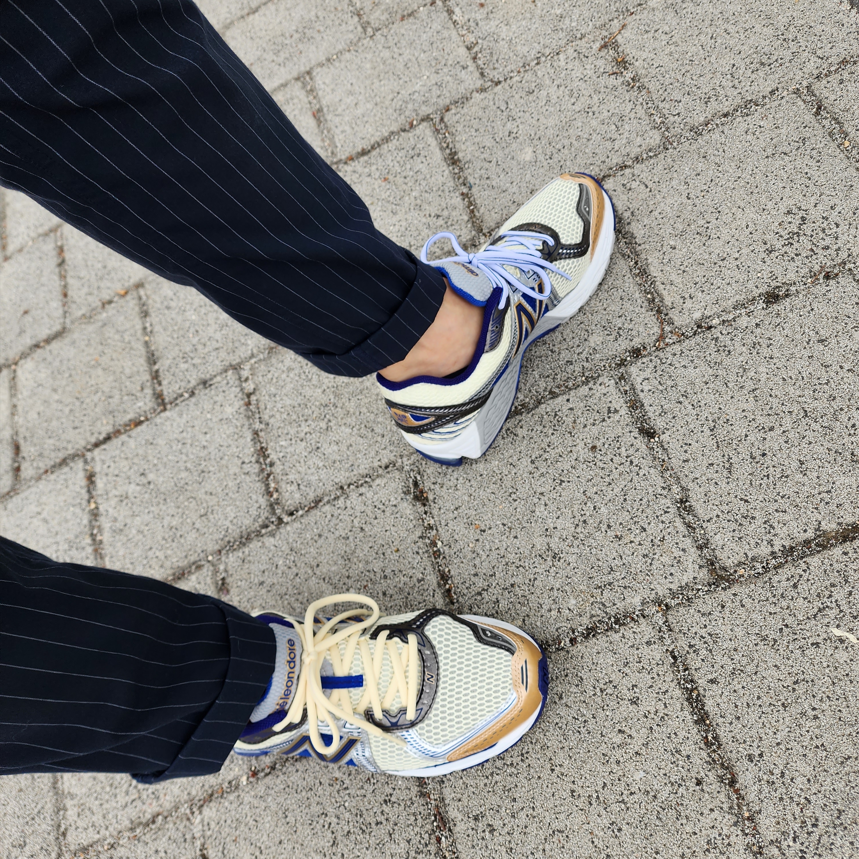 New Balance x Aime Leon Dore 860v2 Blue 착용 스타일 - 2