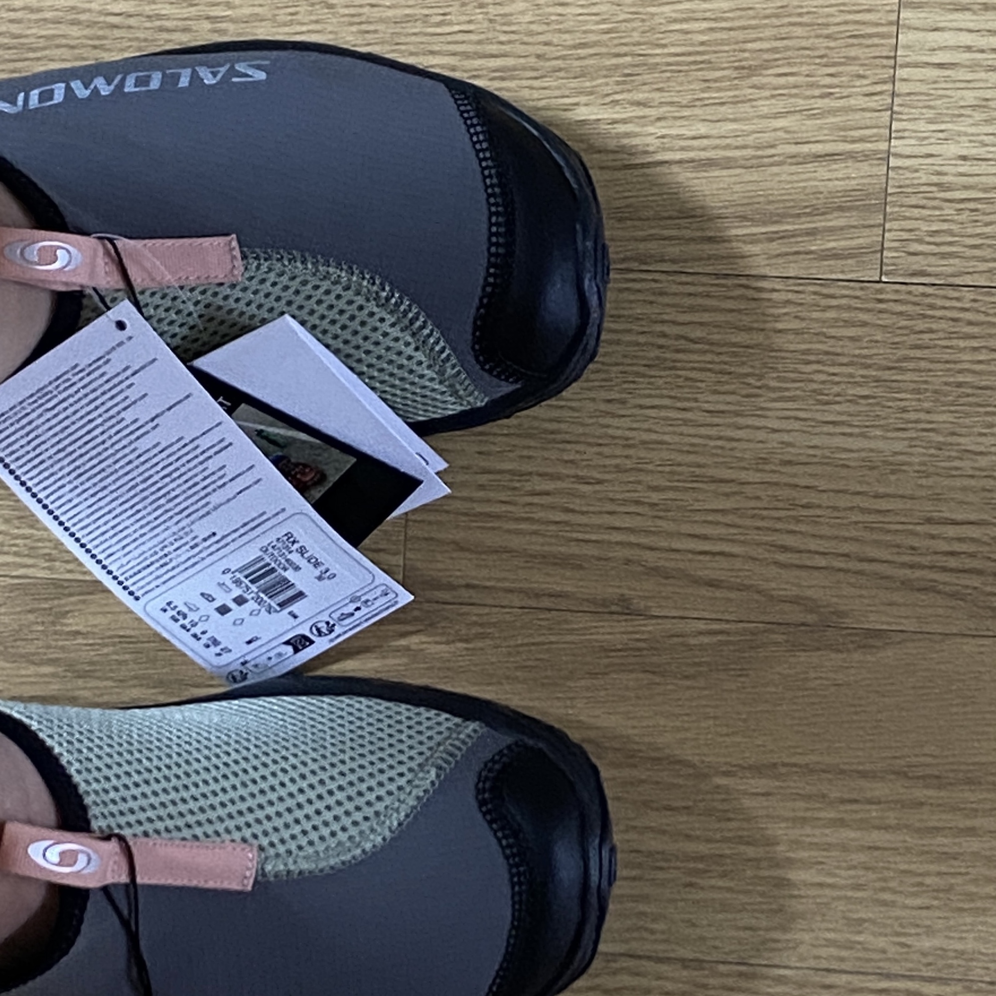 Salomon RX Slide 3.0 Pewter 착용 스타일