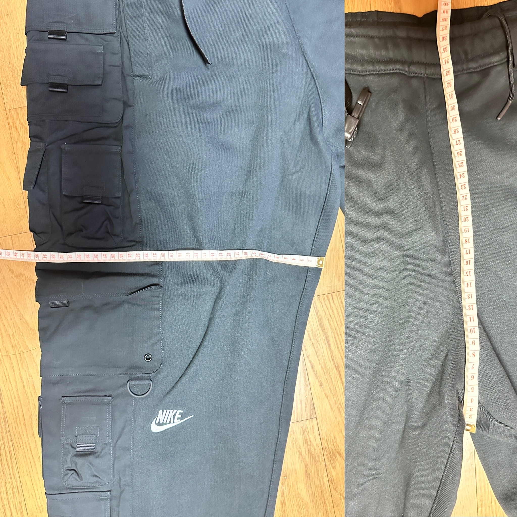 Nike x Peaceminusone Wide Pants Black (DR0096-010) 착용 스타일 - 3