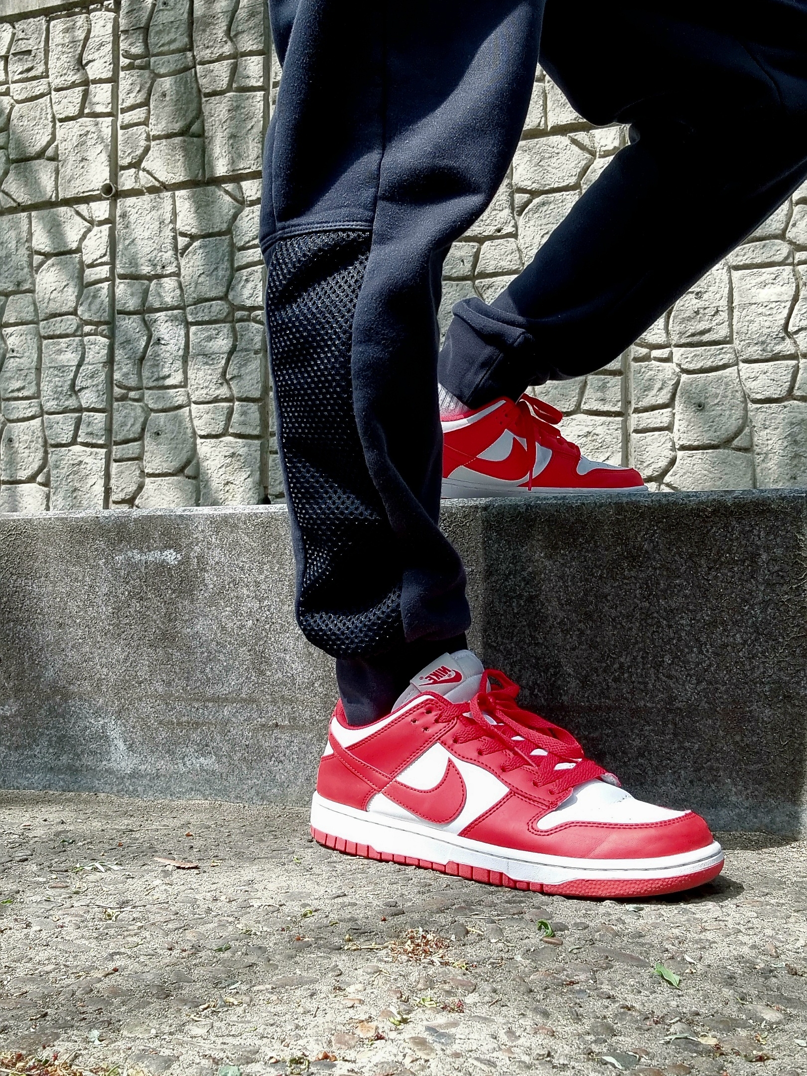 Nike Dunk Low SP University Red 2020 착용 스타일 - 1