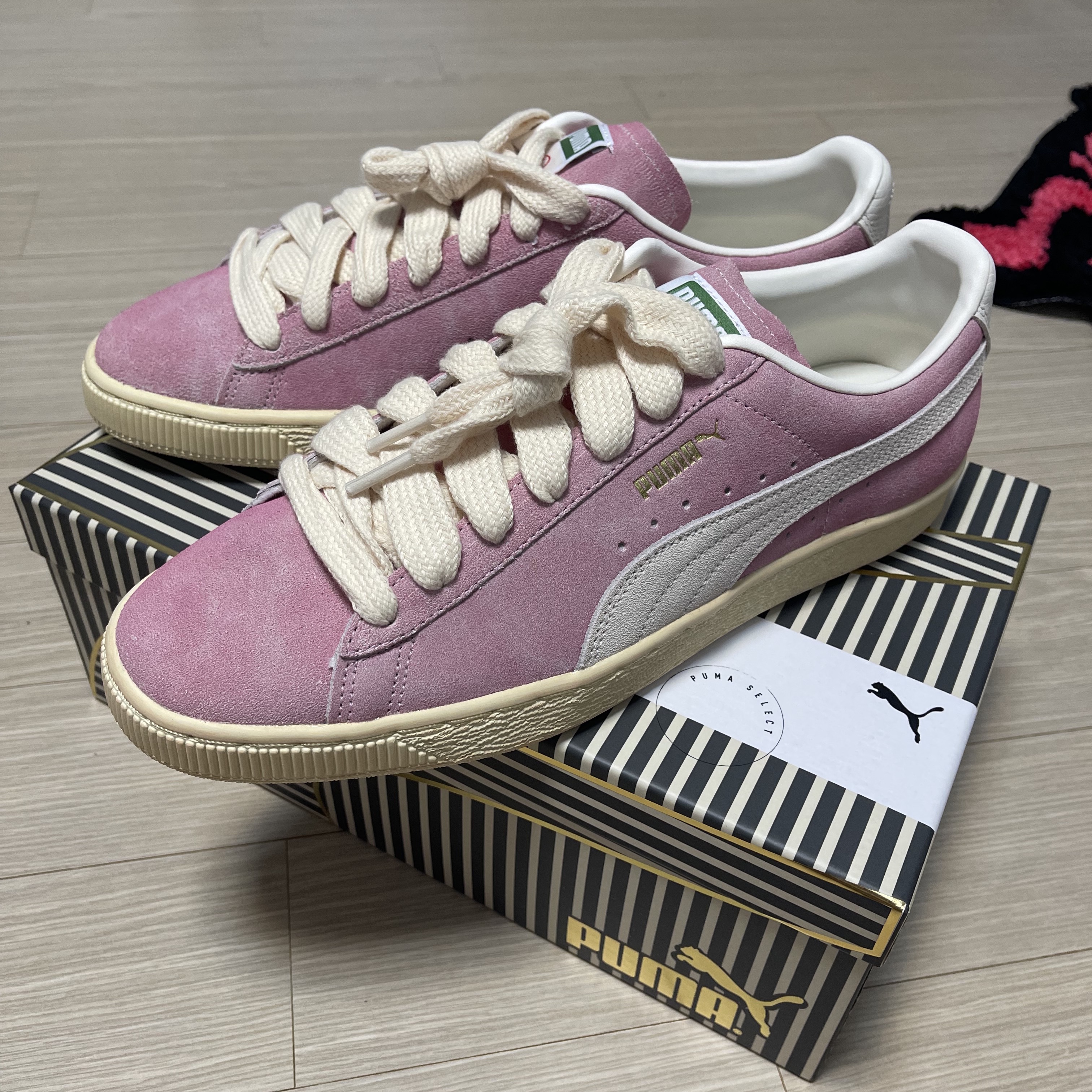 Puma x Rhuigi Suede B-boy American Beauty 착용 스타일
