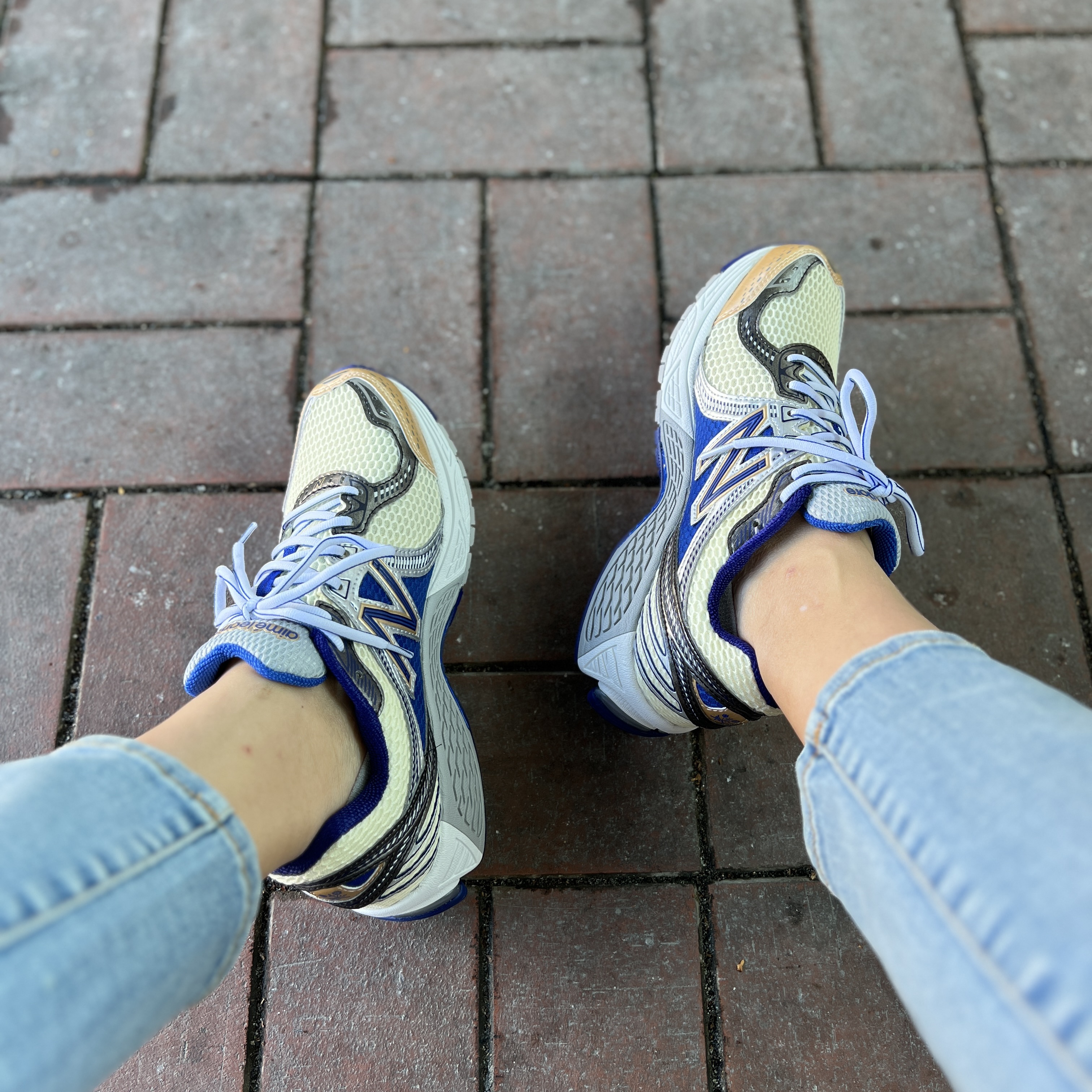New Balance x Aime Leon Dore 860v2 Blue 착용 스타일