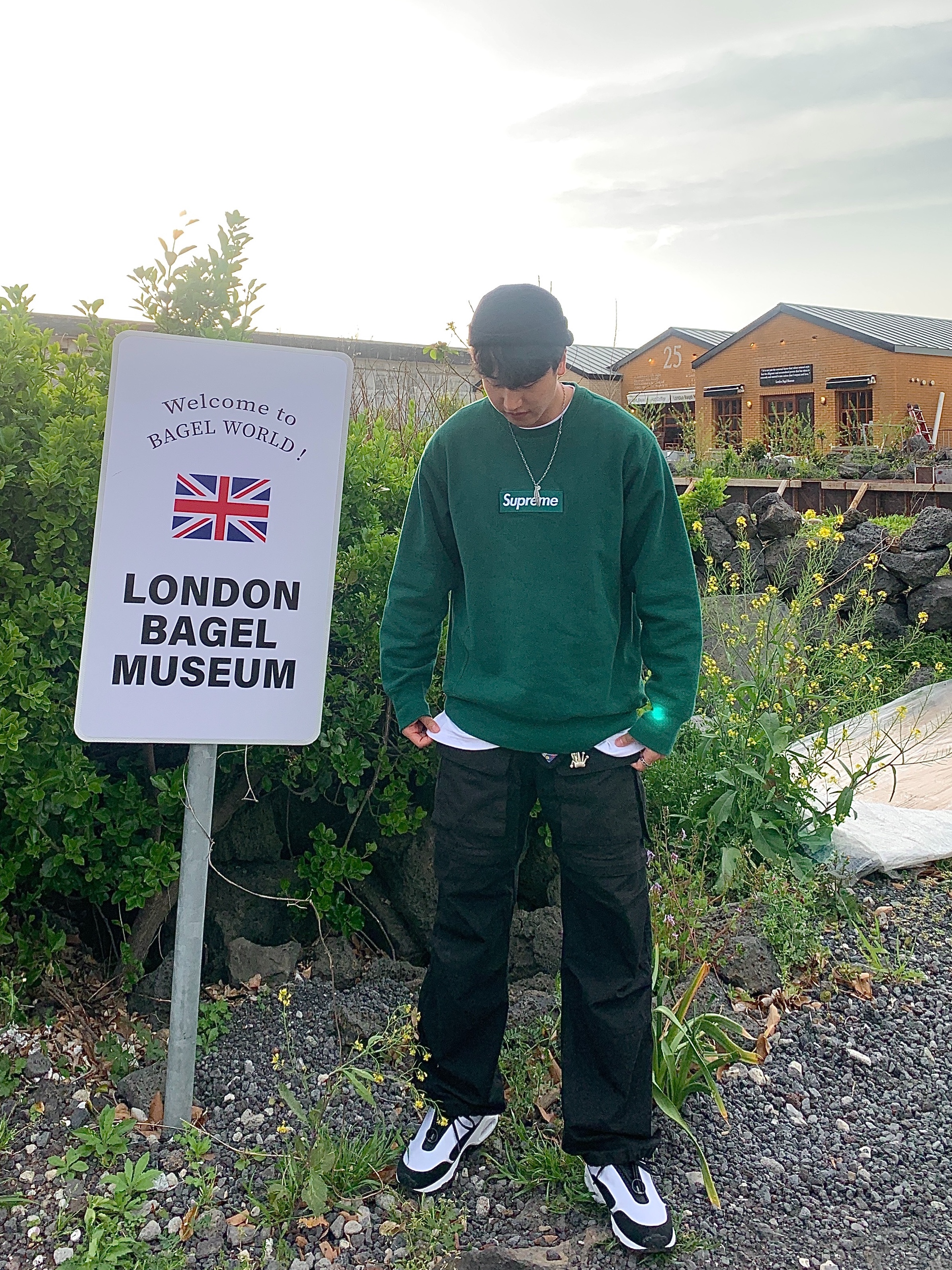 Supreme Box Logo Crewneck Dark Green - 18FW, Project G/R Convertible Tactical Pants Black 착용 스타일 - 2