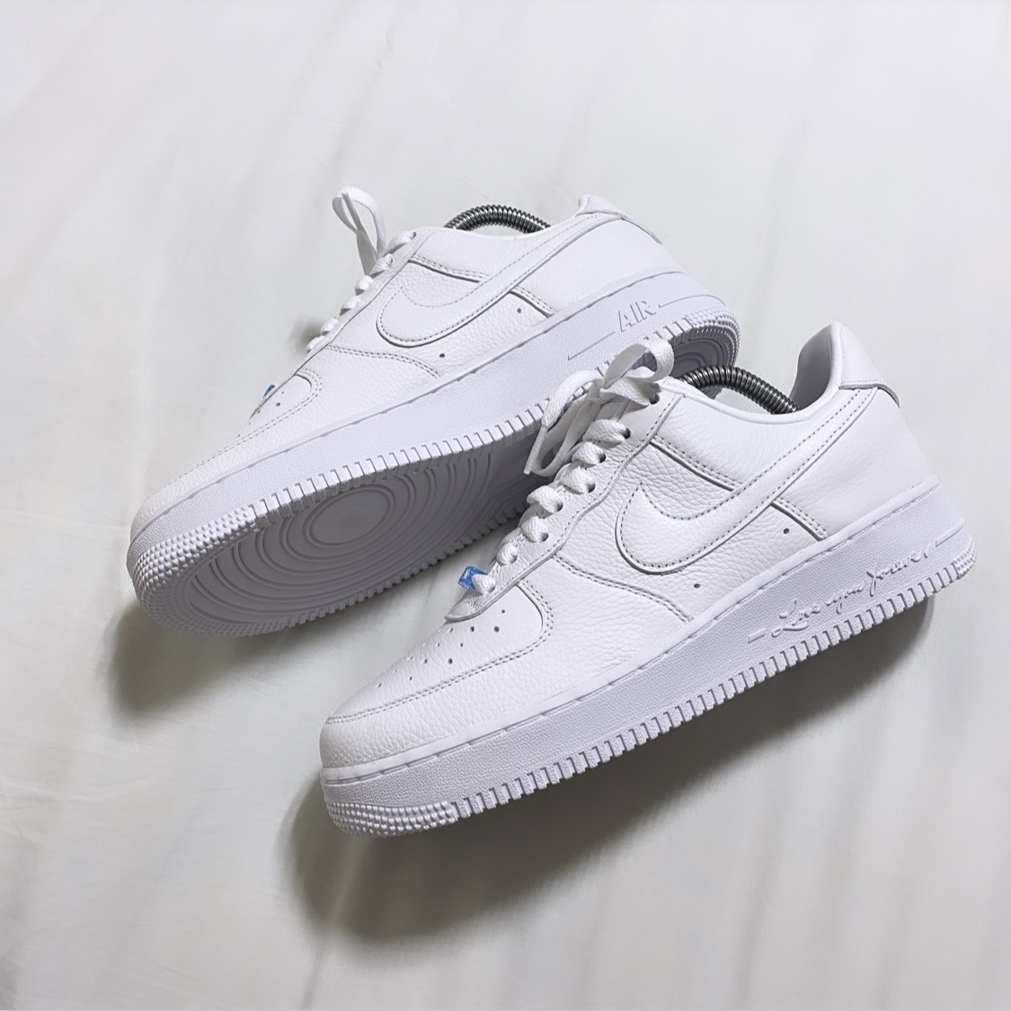Nike x Drake Nocta Air Force 1 Low SP Certified Lover Boy White 착용 스타일 - 1