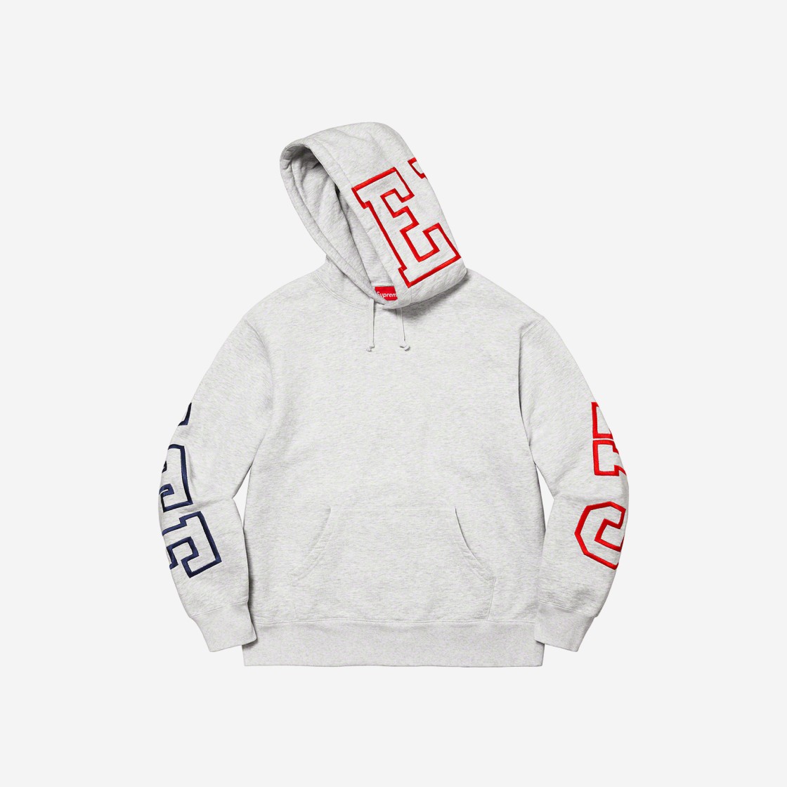 Supreme State Hooded Sweatshirt Ash Grey - 22FW 상세 이미지 2