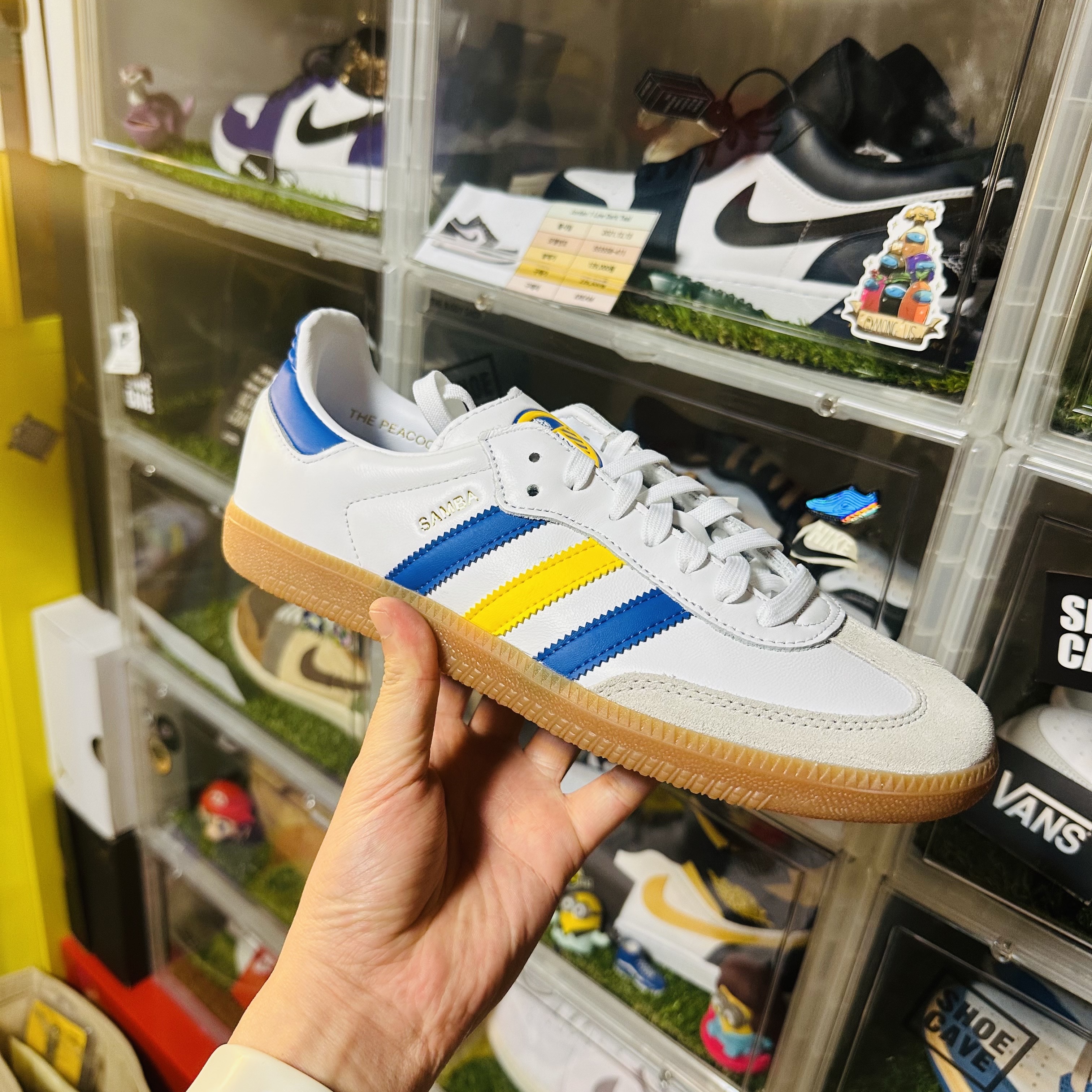 Adidas Samba Team Leeds United FC 착용 스타일 - 2