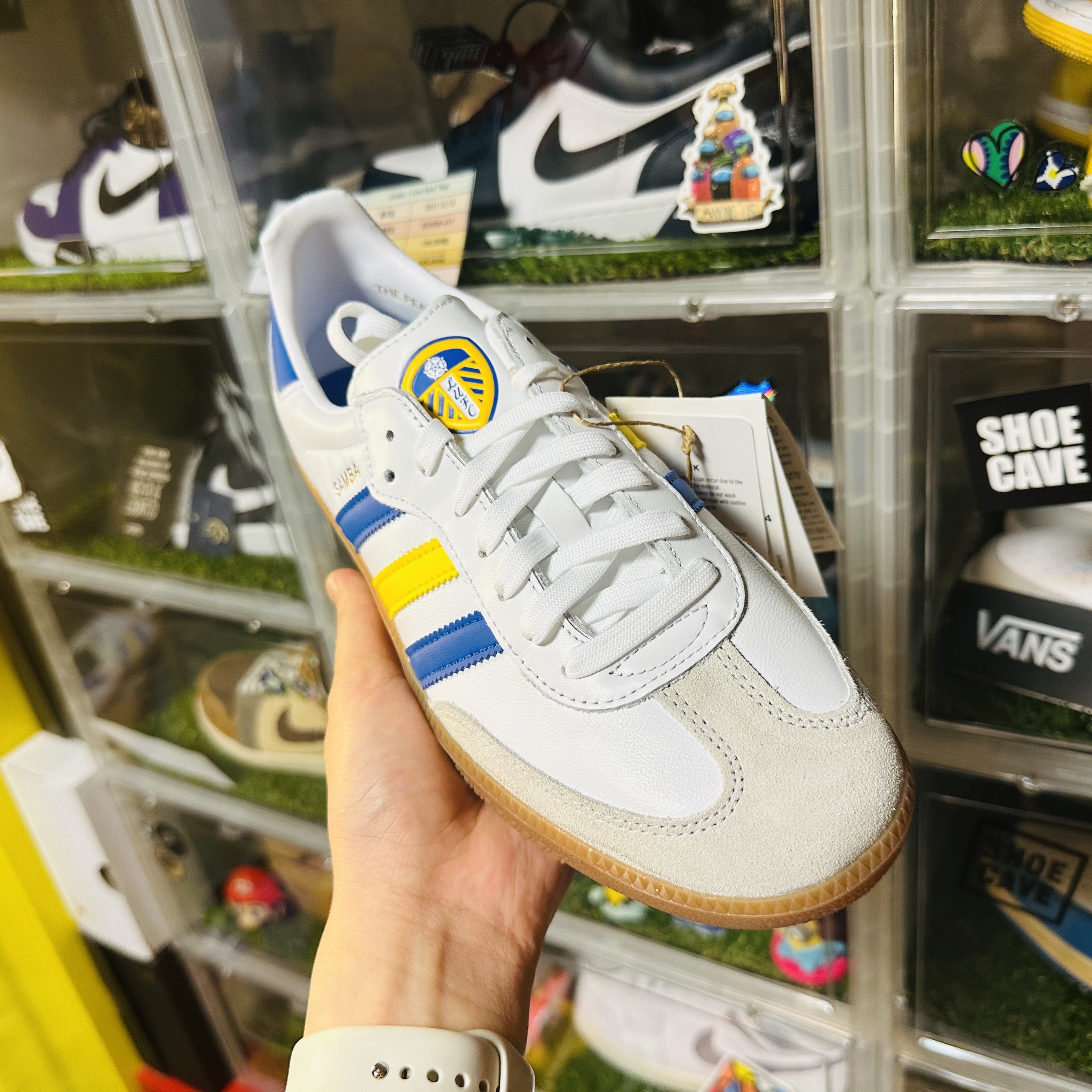 Adidas Samba Team Leeds United FC 착용 스타일 - 3