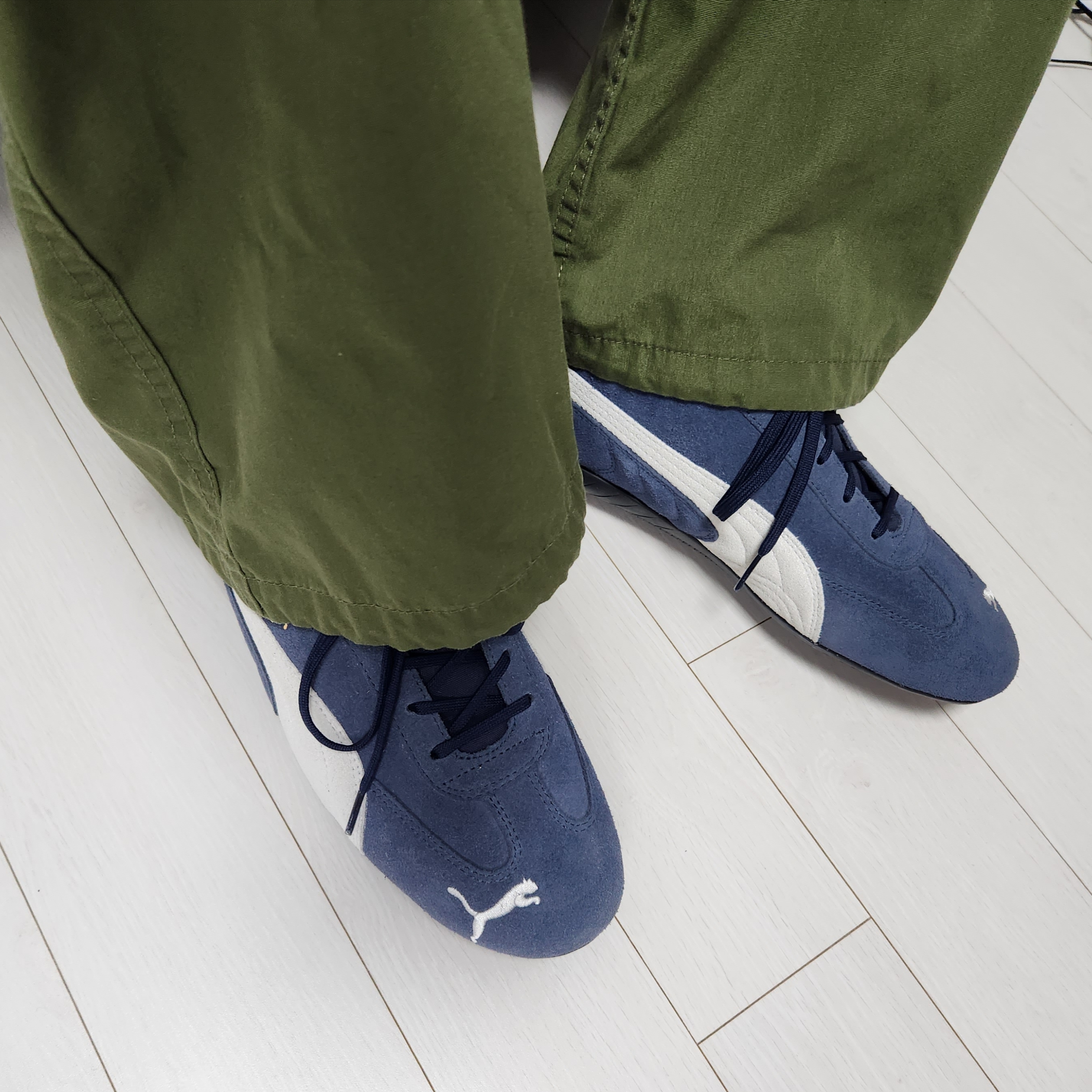 Puma Speedcat LS Peacoat 착용 스타일