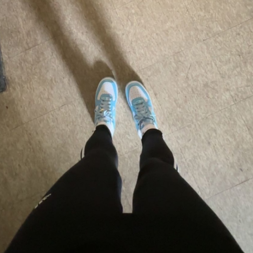 (W) Nike Air Force 1 '07 LX Celestine Blue 착용 스타일