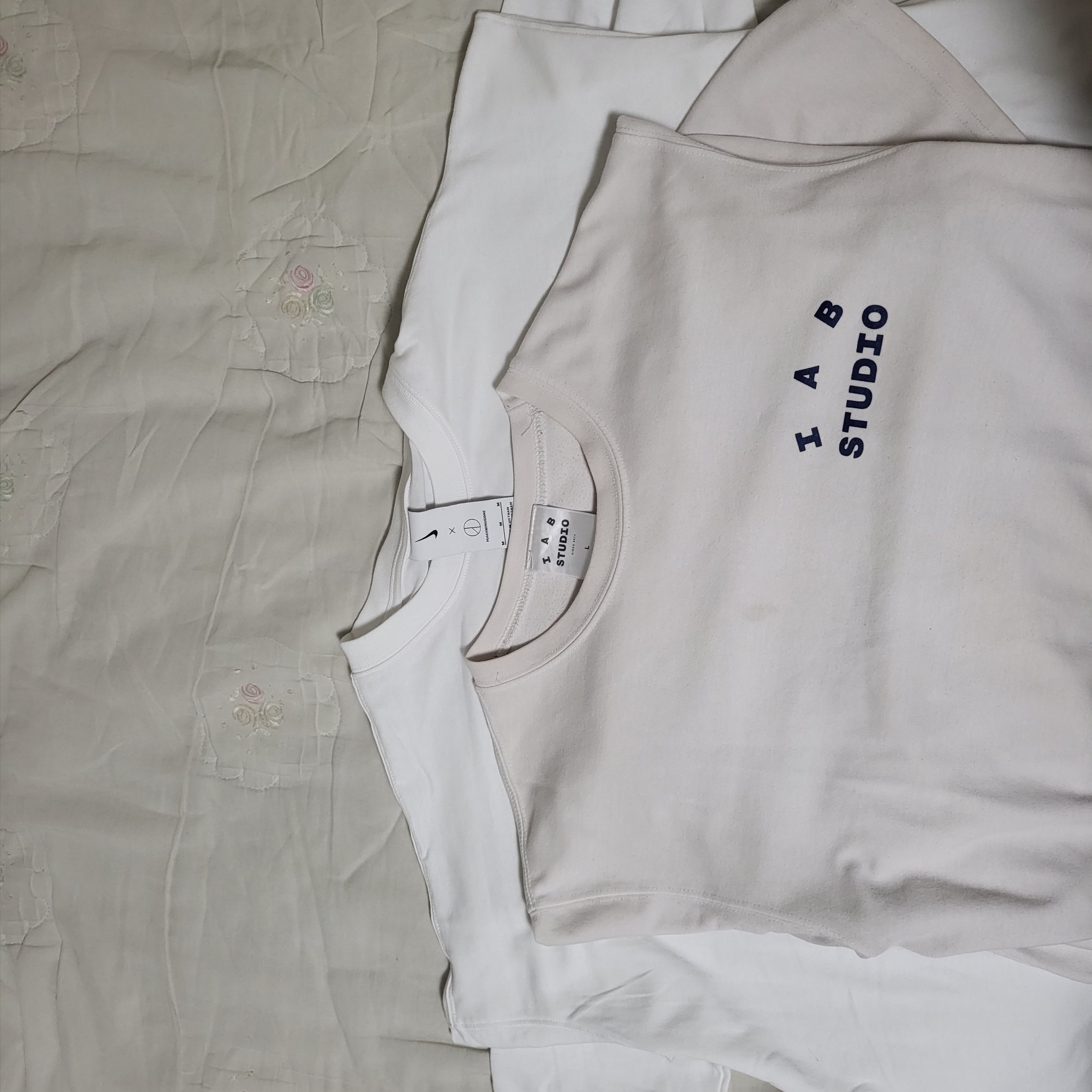Nike x Peaceminusone LS T-Shirt White (DR0098-100) 착용 스타일 - 2