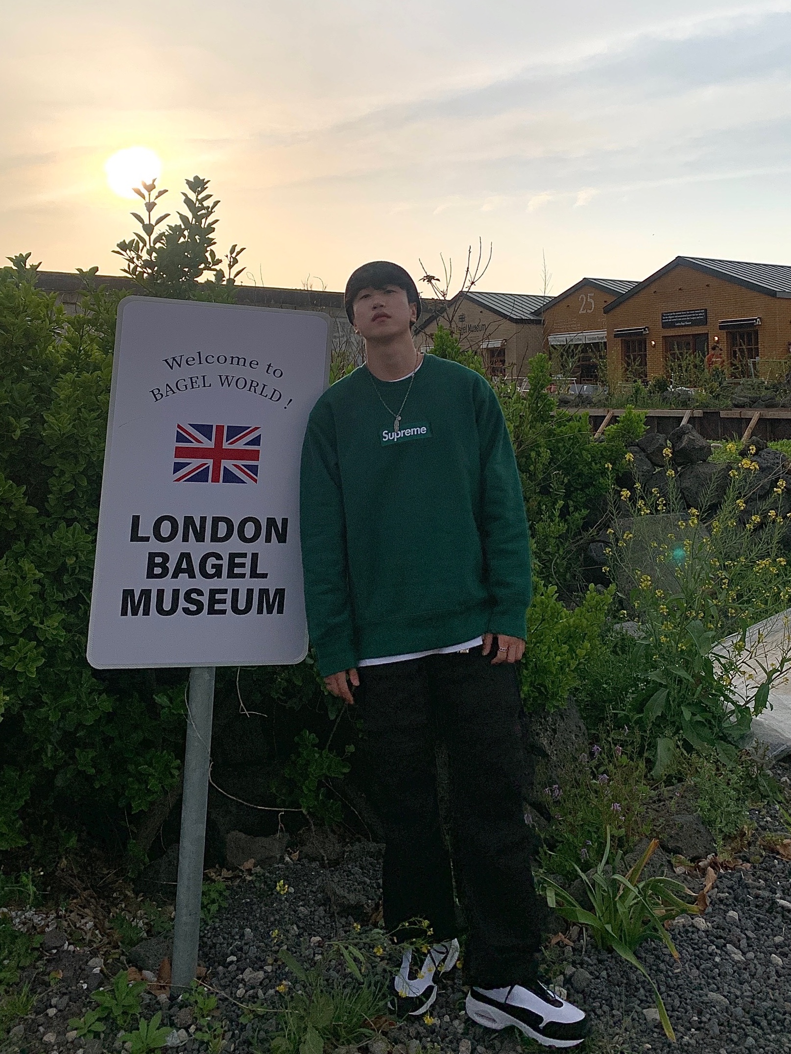 Supreme Box Logo Crewneck Dark Green - 18FW, Project G/R Convertible Tactical Pants Black 착용 스타일 - 1
