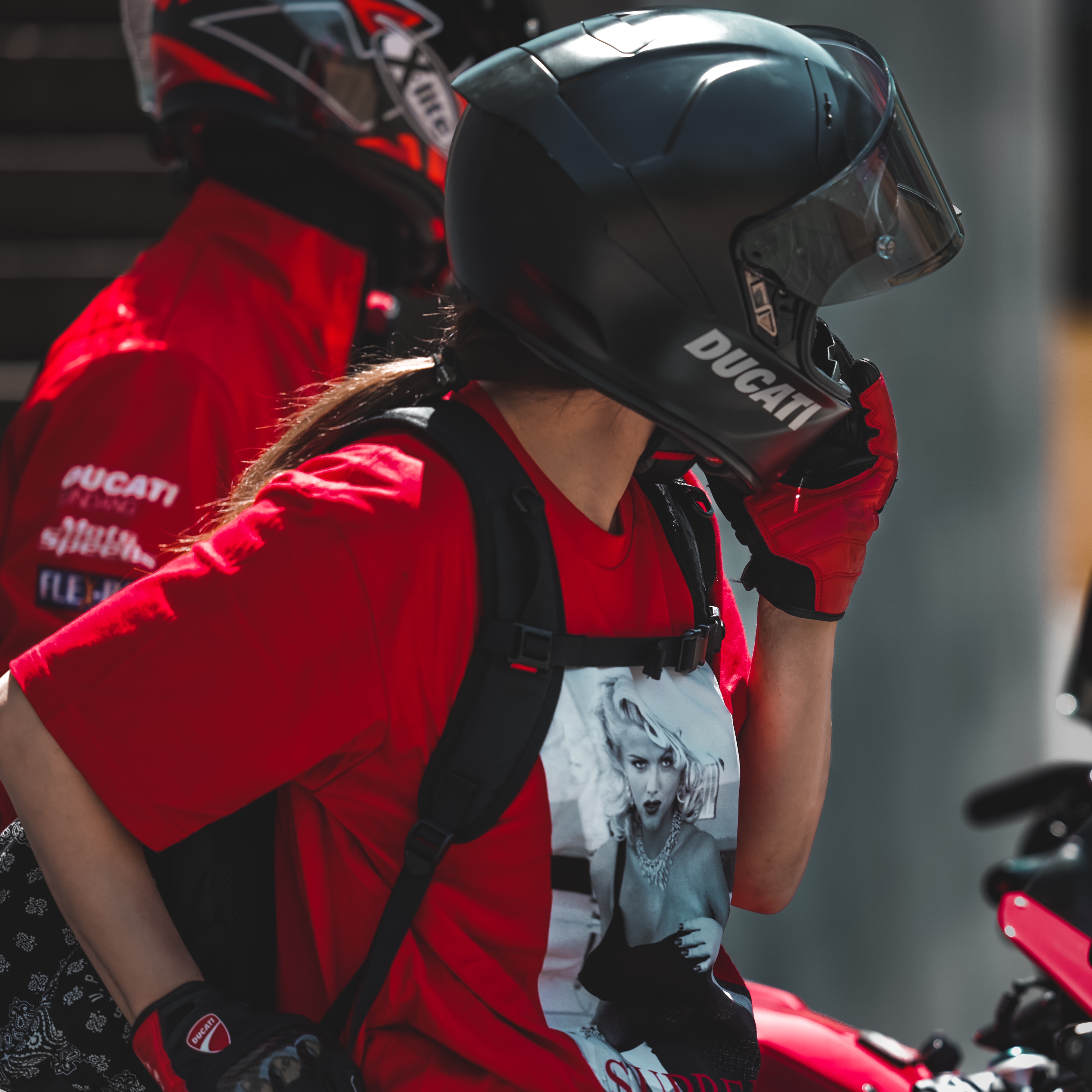 Supreme Anna Nicole Smith T-Shirt Red - 21SS 착용 스타일