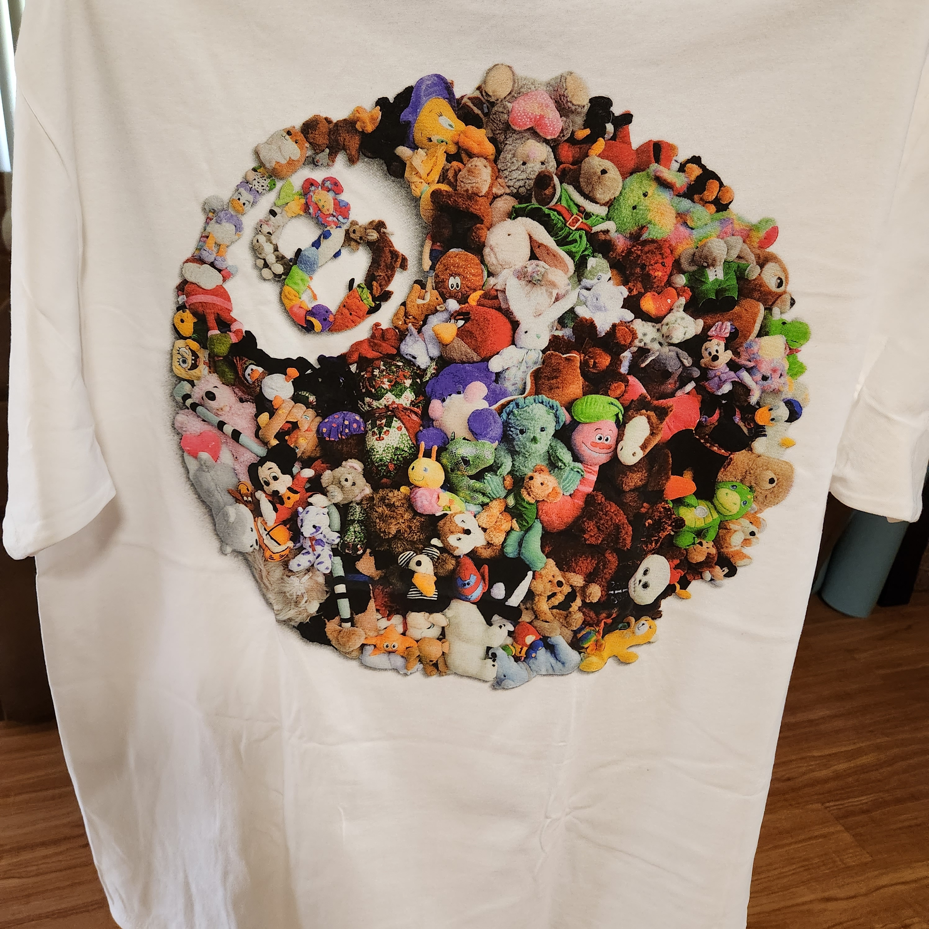 Stussy Plush T-Shirt White 착용 스타일