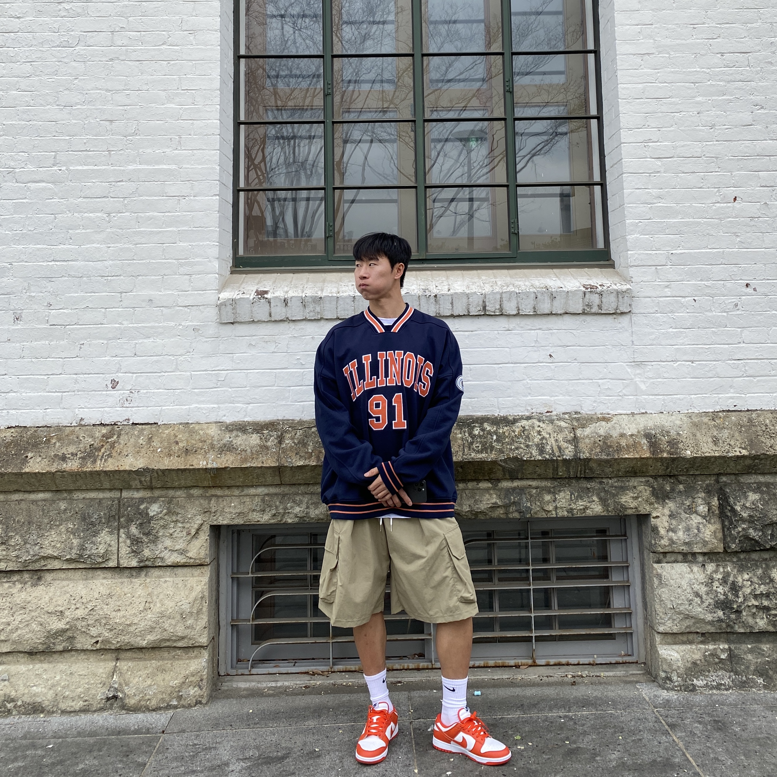 Nike Dunk Low SP Syracuse 2022 착용 스타일 - 2