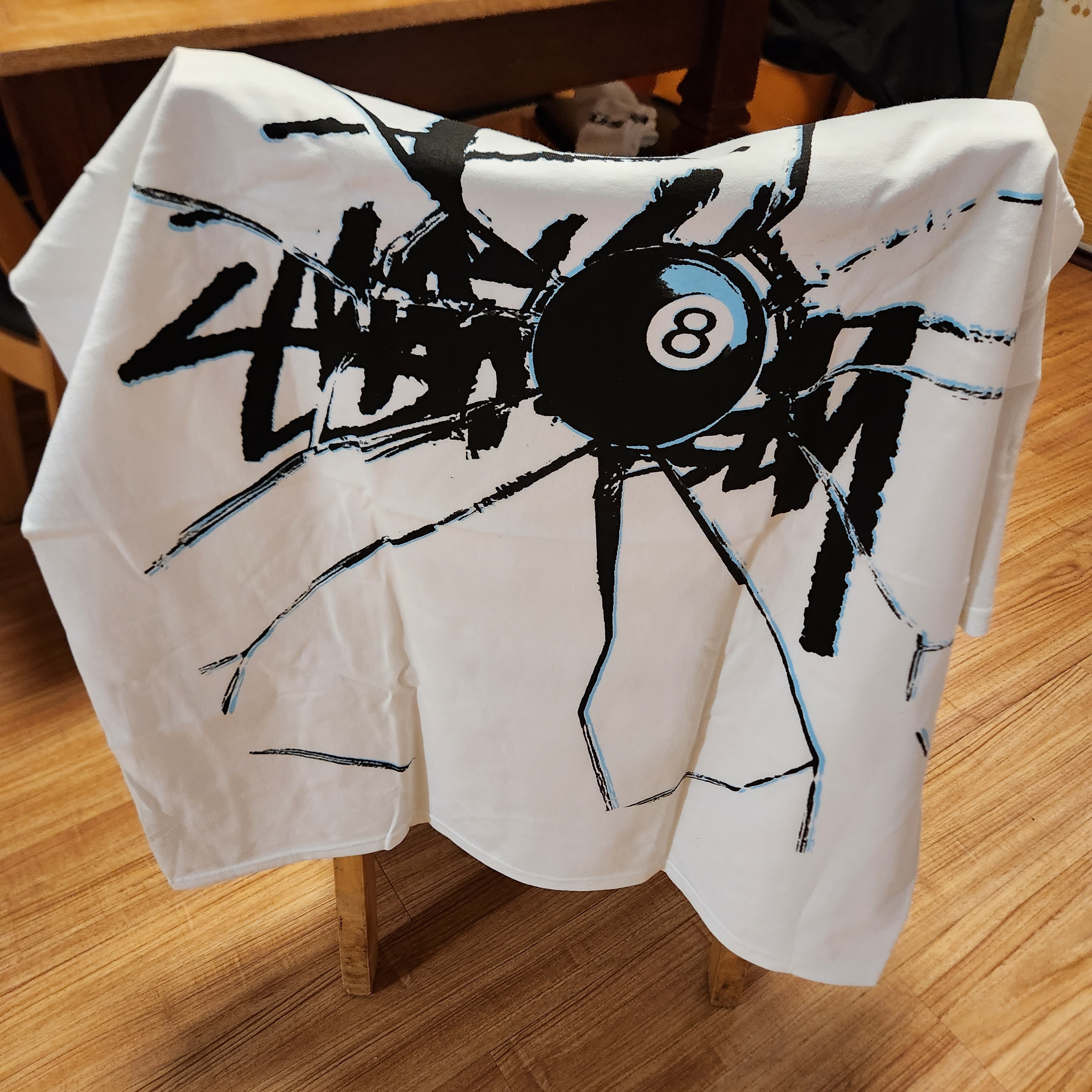Stussy Shattered T-Shirt White 착용 스타일