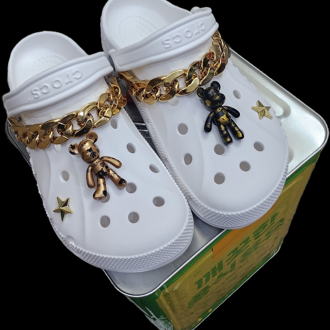 Crocs Baya Clog White 착용 스타일