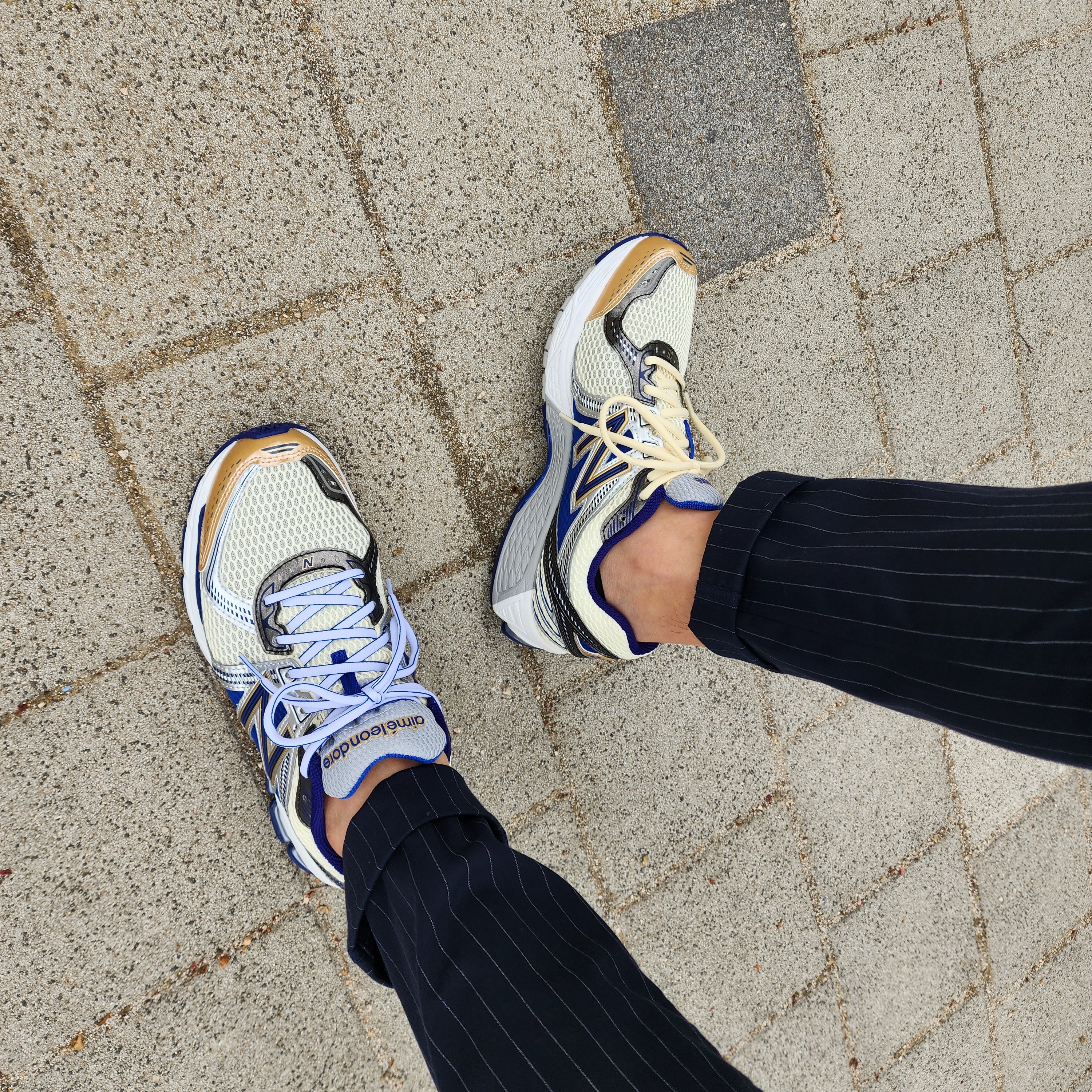 New Balance x Aime Leon Dore 860v2 Blue 착용 스타일 - 1