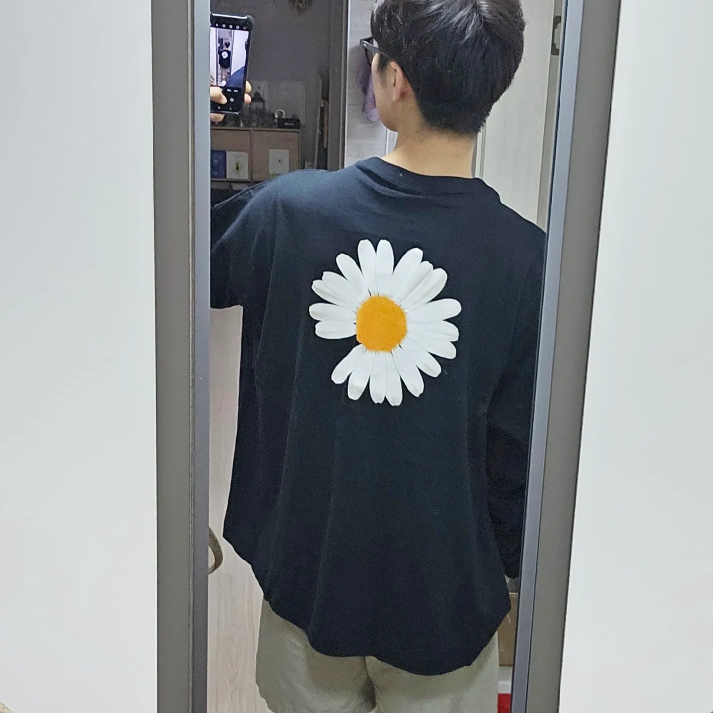 Nike x Peaceminusone LS T-Shirt Black (DR0098-010) 착용 스타일 - 2