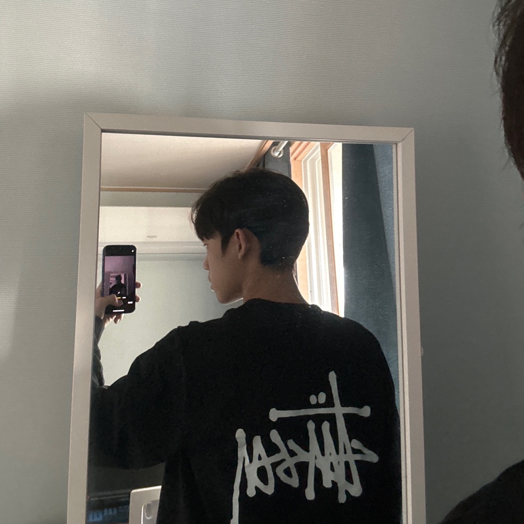 Stussy Basic Stussy LS T-Shirt Black 2022 착용 스타일