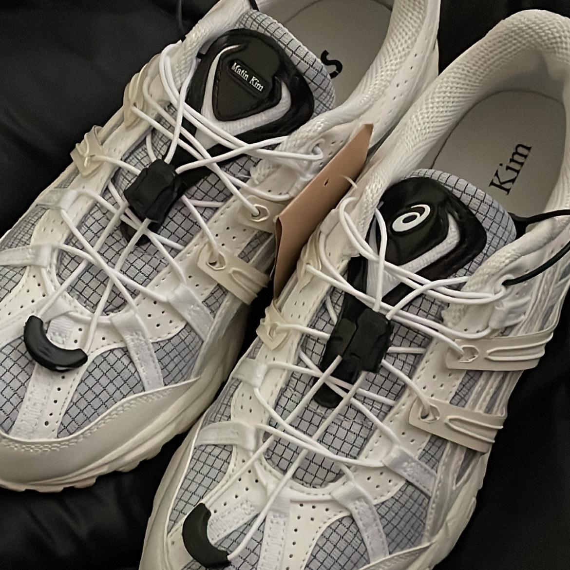 (W) Asics x Matin Kim Gel-Sonoma 15-50 Glacier Grey White 착용 스타일