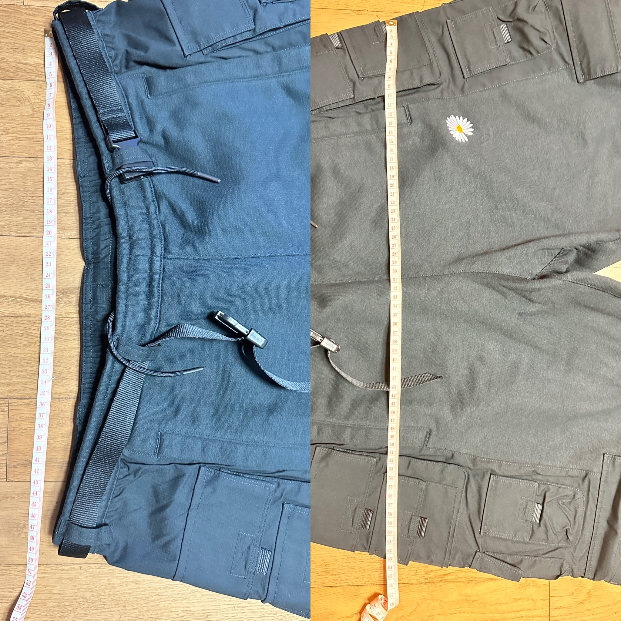 Nike x Peaceminusone Wide Pants Black (DR0096-010) 착용 스타일 - 2