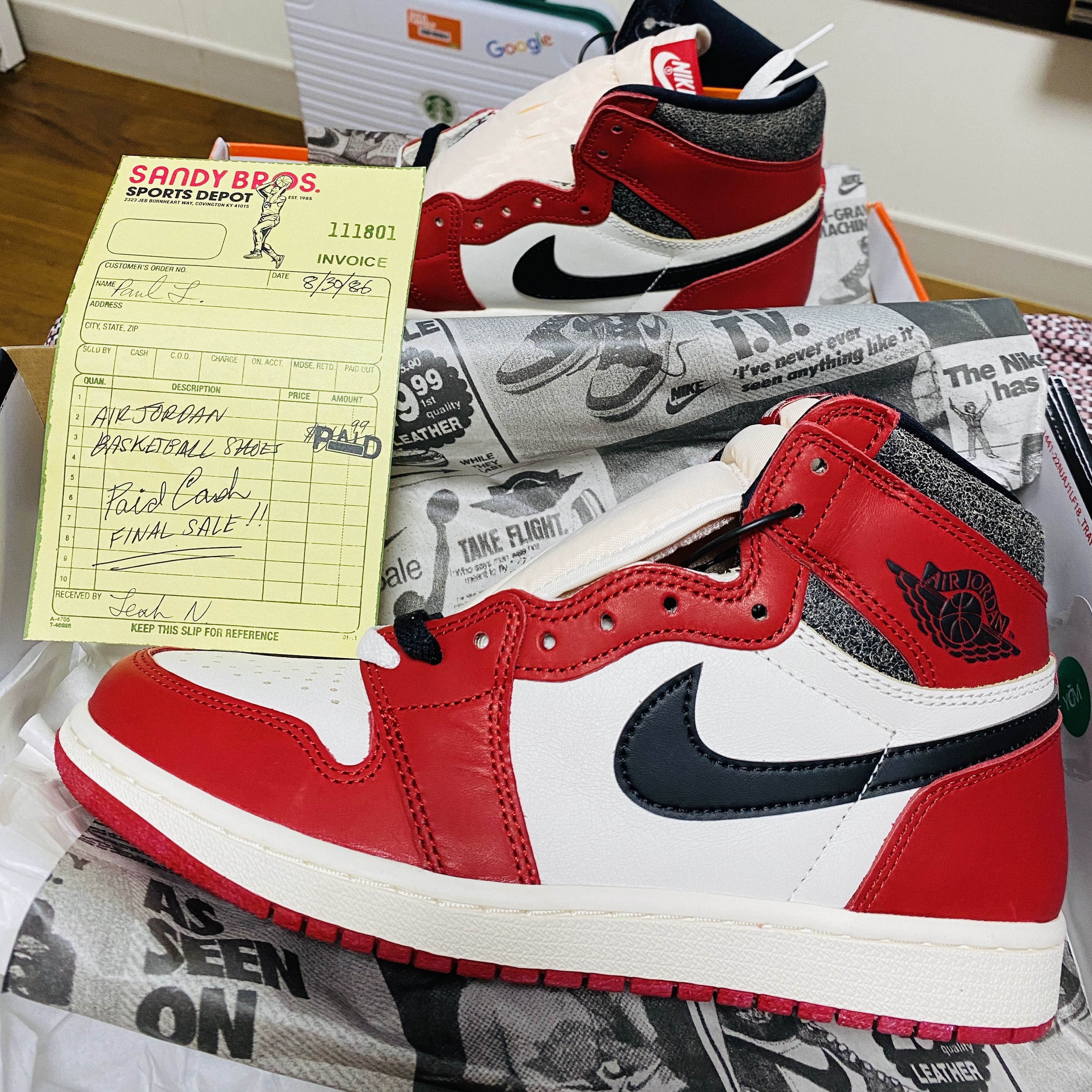 Jordan 1 Retro High OG Chicago 2022 착용 스타일 - 2