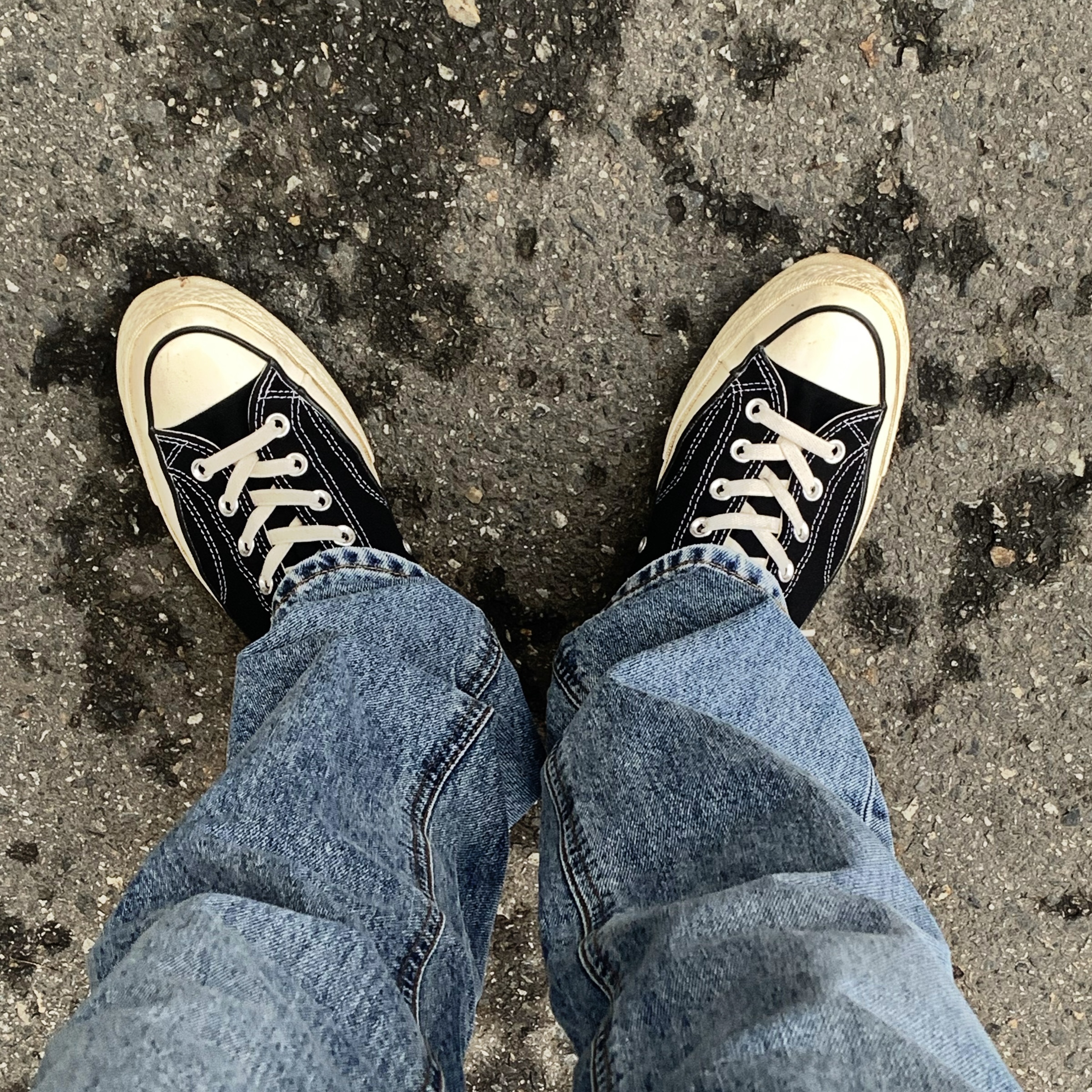 Converse Chuck 70 Hi Black 착용 스타일 - 3