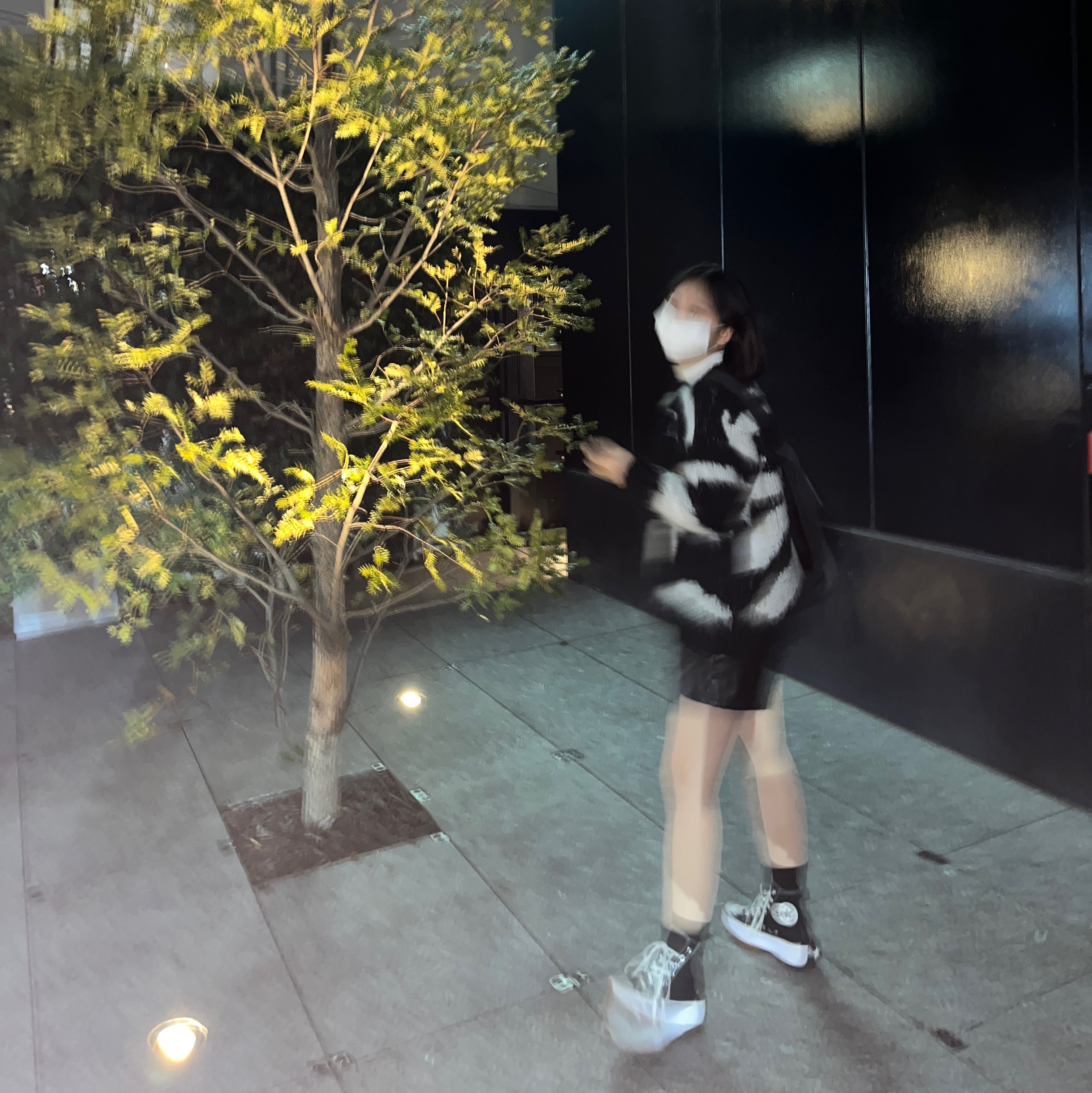 Converse Run Star Hike Hi Black White Gum 착용 스타일