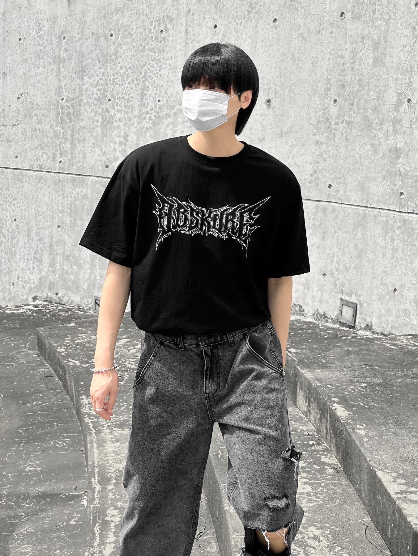 Y-3 Yohji Star Black White 착용 스타일 - 2