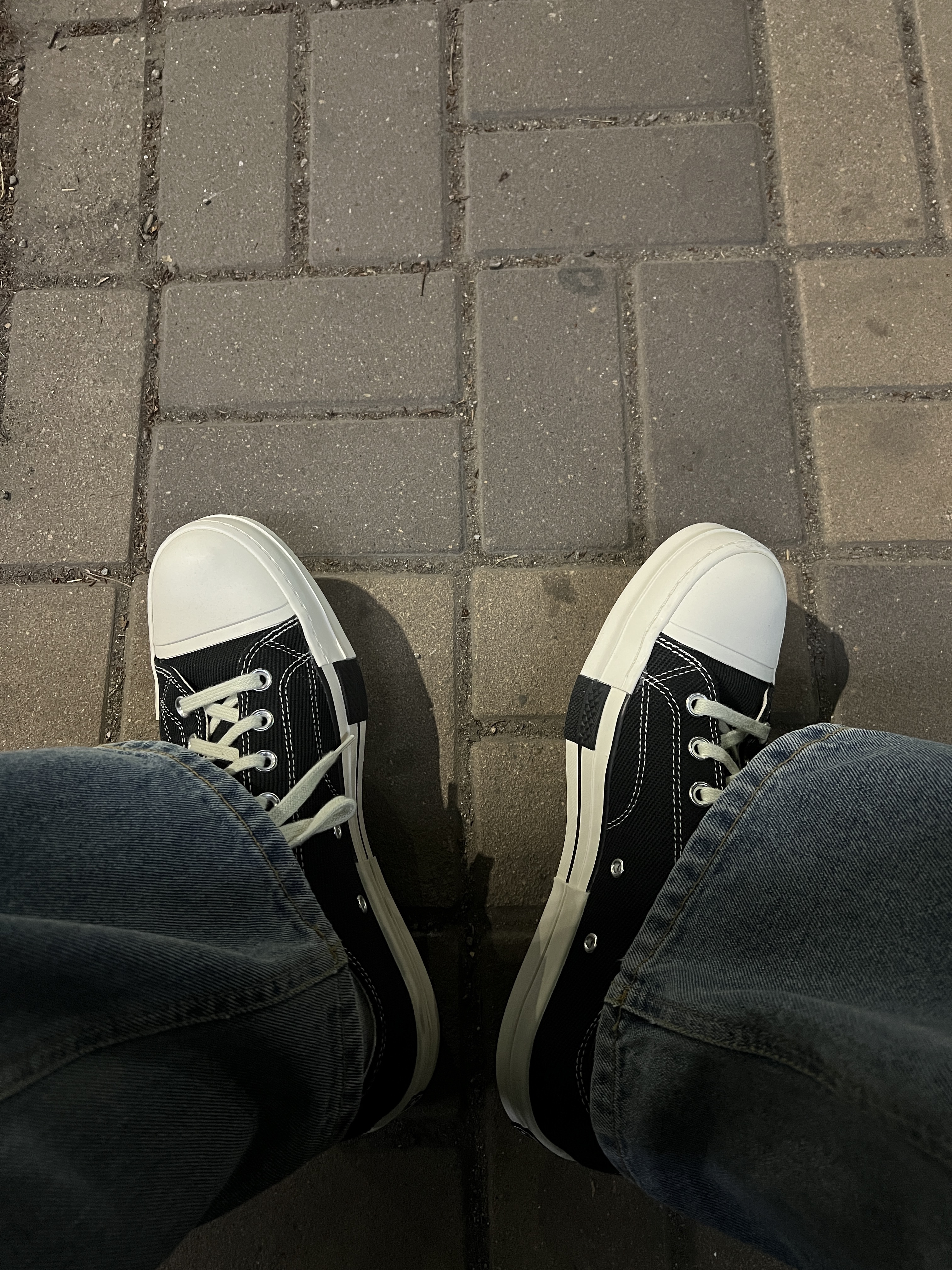 Converse x Drkshdw Drkstr Chuck 70 Ox Black ์ฐฉ์ฉ ์คํ์ผ - 2