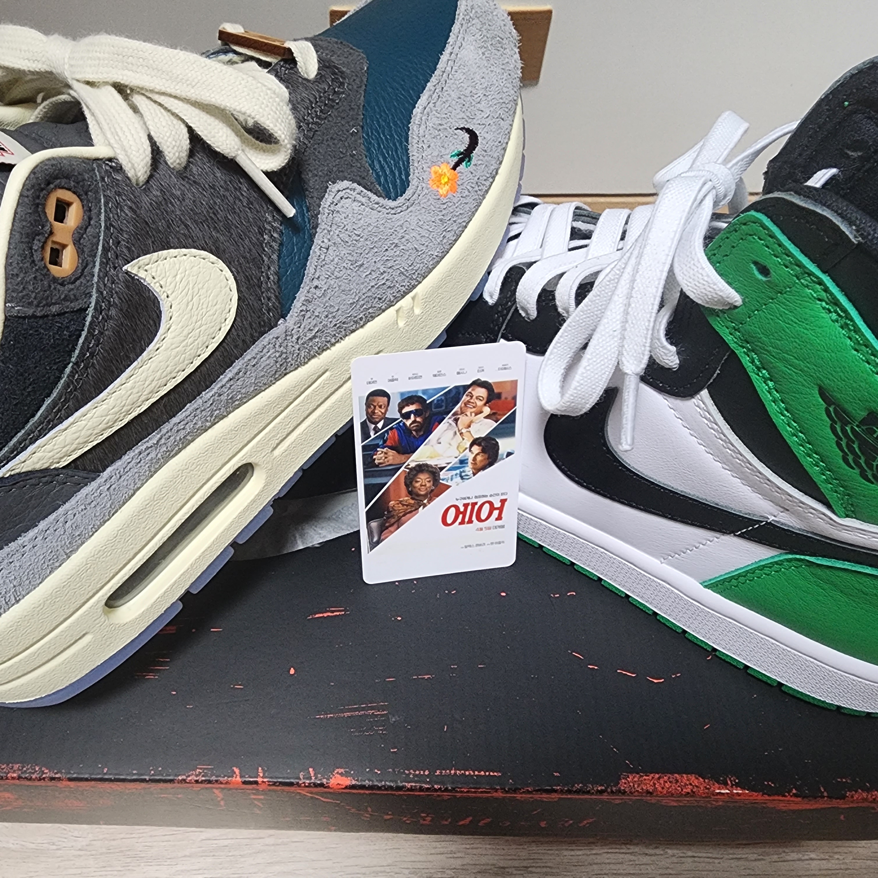 Nike x Kasina Air Max 1 SP Won-Ang Particle Grey, Nike Air Max 1 '86 Original Big Bubble 착용 스타일 - 2