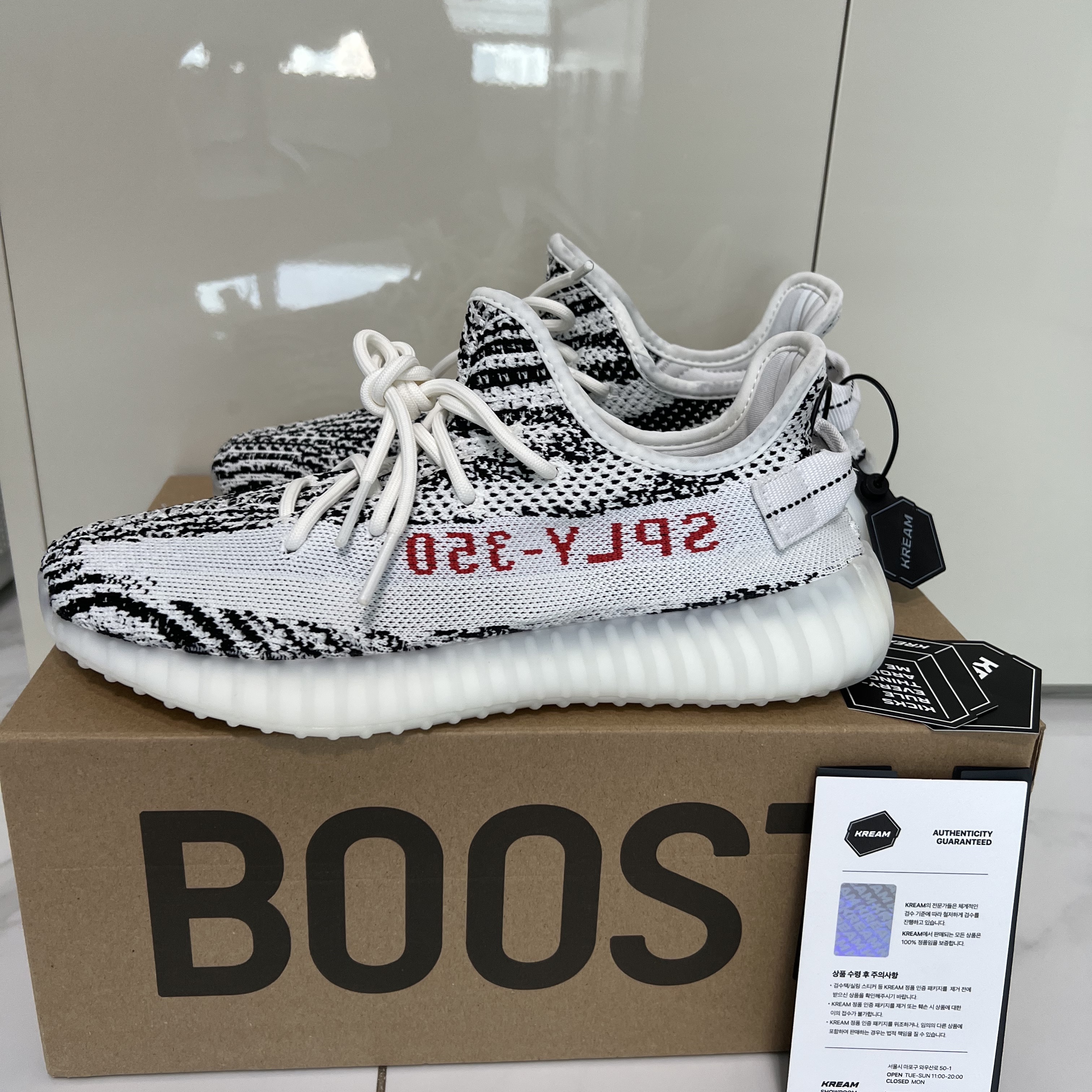 Adidas Yeezy Boost 350 V2 Zebra 2022/2023 착용 스타일