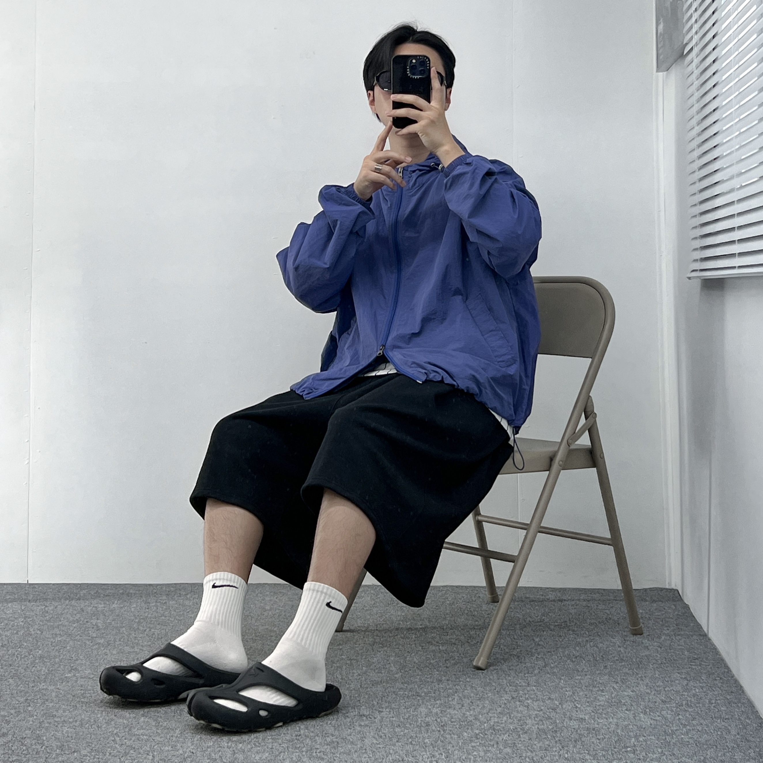 Keen Shanti Black Dawn Blue 착용 스타일