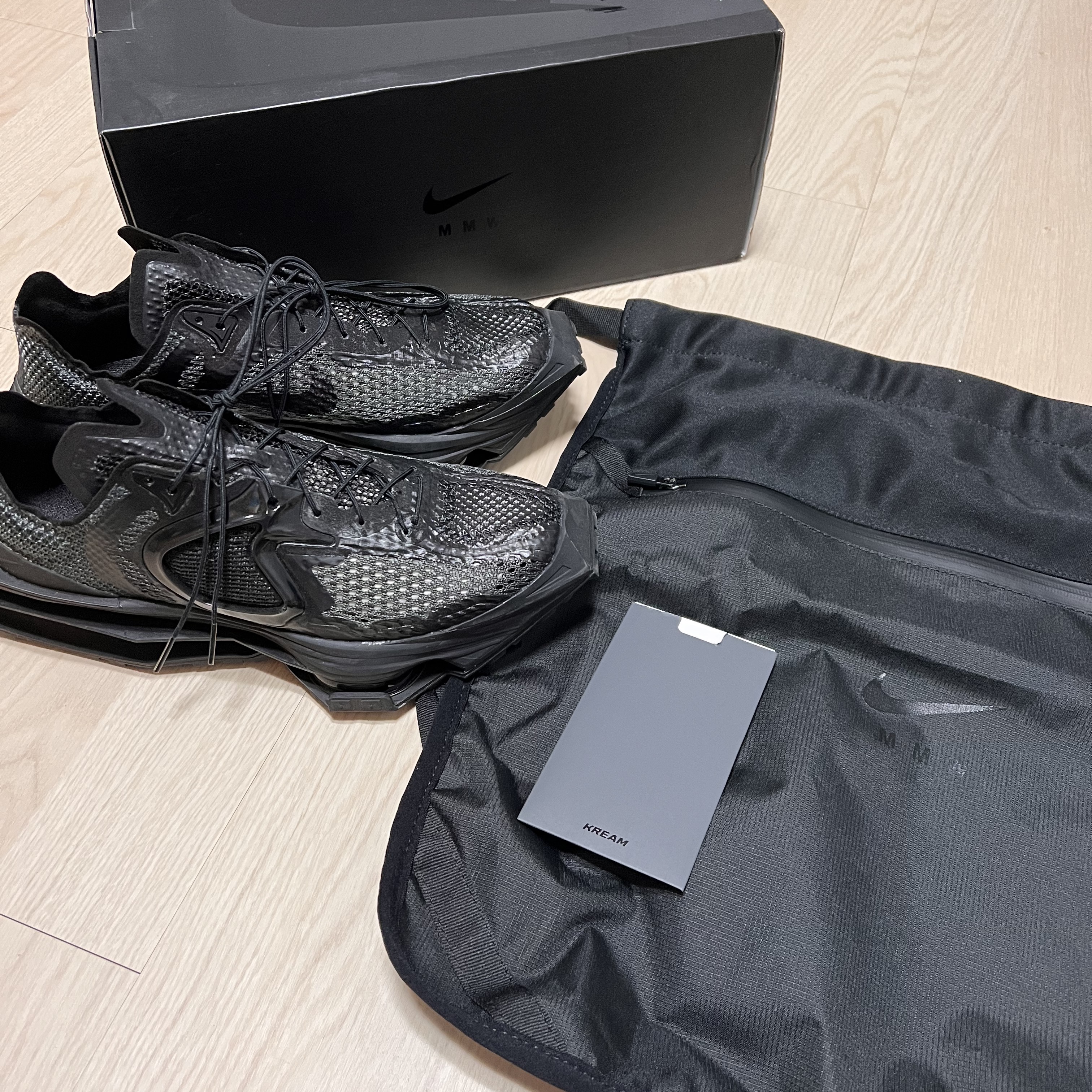 Nike x Matthew M Williams Zoom 004 Triple Black 착용 스타일