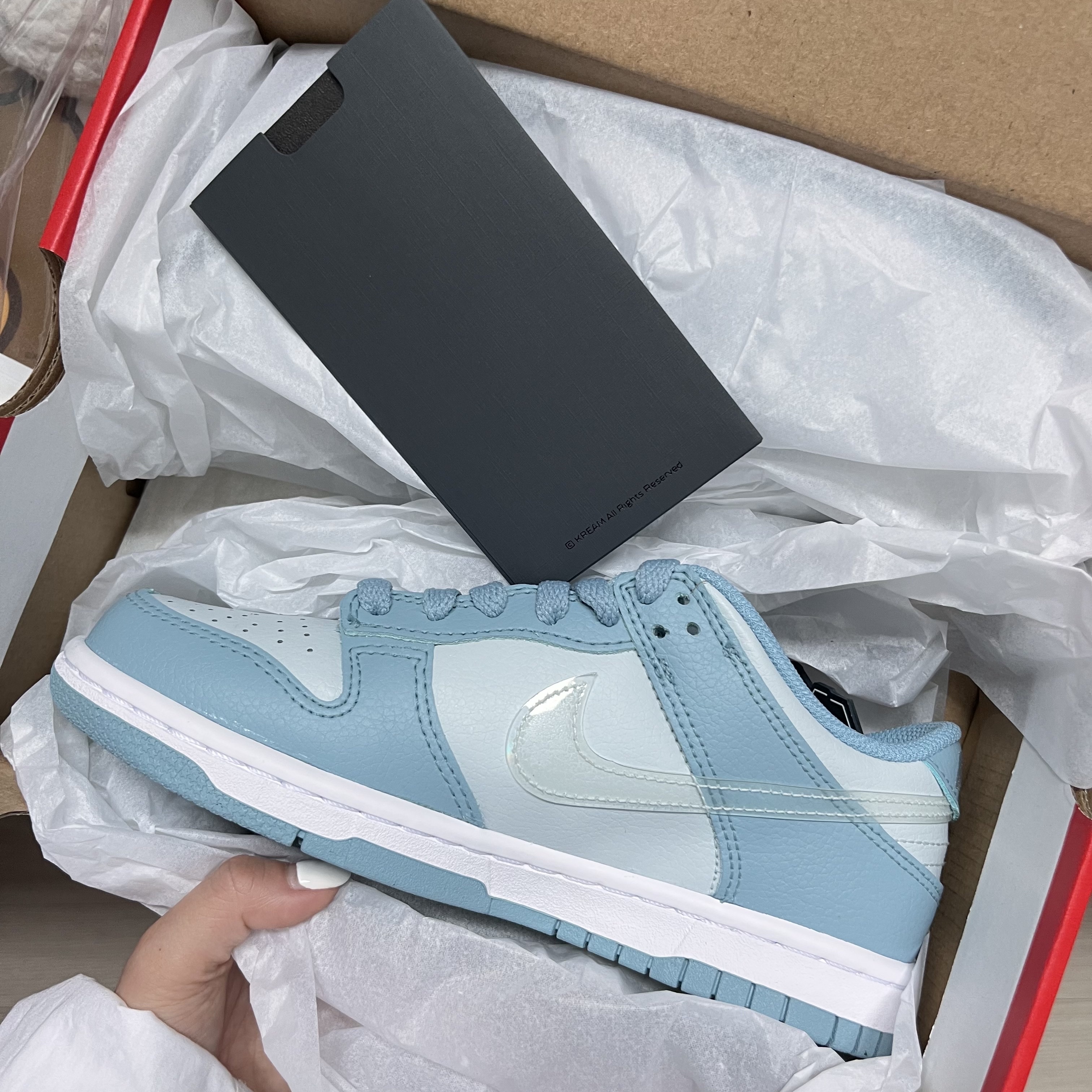(PS) Nike Dunk Low Aura, (GS) Nike Dunk Low Aura 착용 스타일