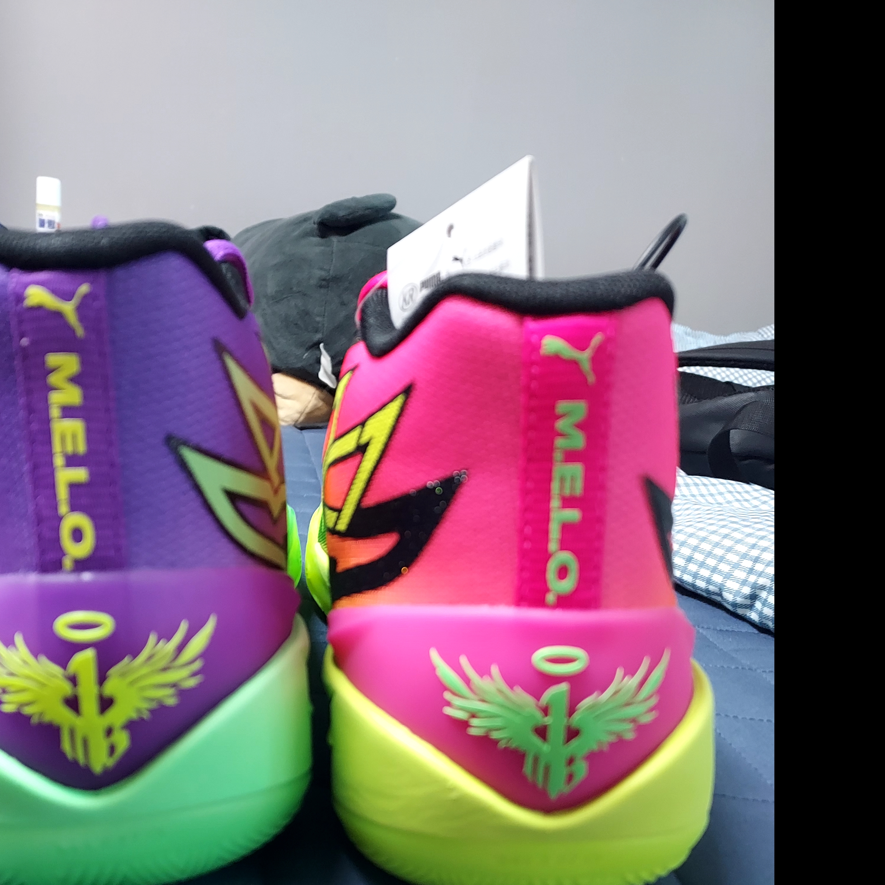 Puma x Rick & Morty MB.02 Lamelo Ball Safety Yellow Elektro Green 착용 스타일 - 3