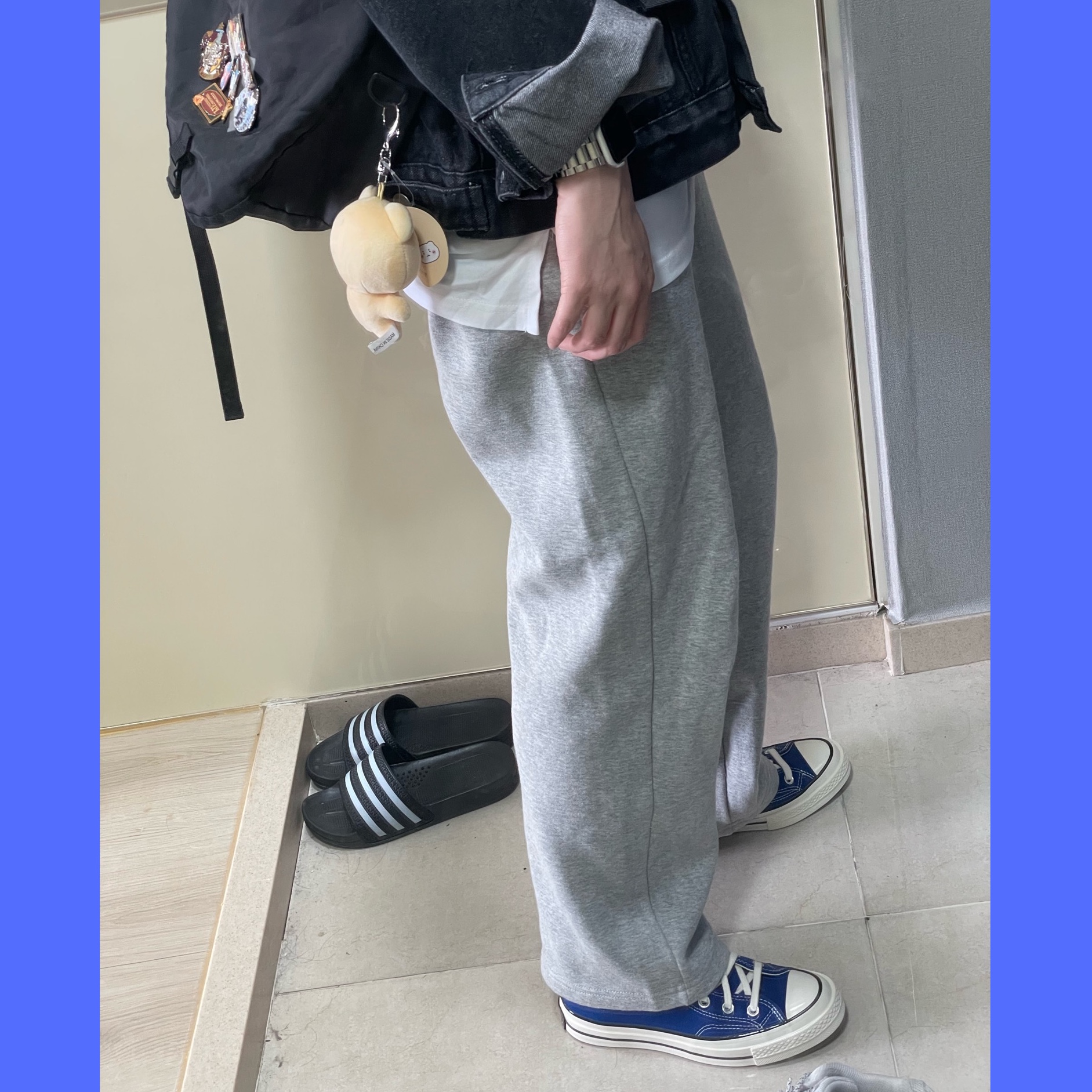 Converse Chuck 70 High Rush Blue 착용 스타일 - 3