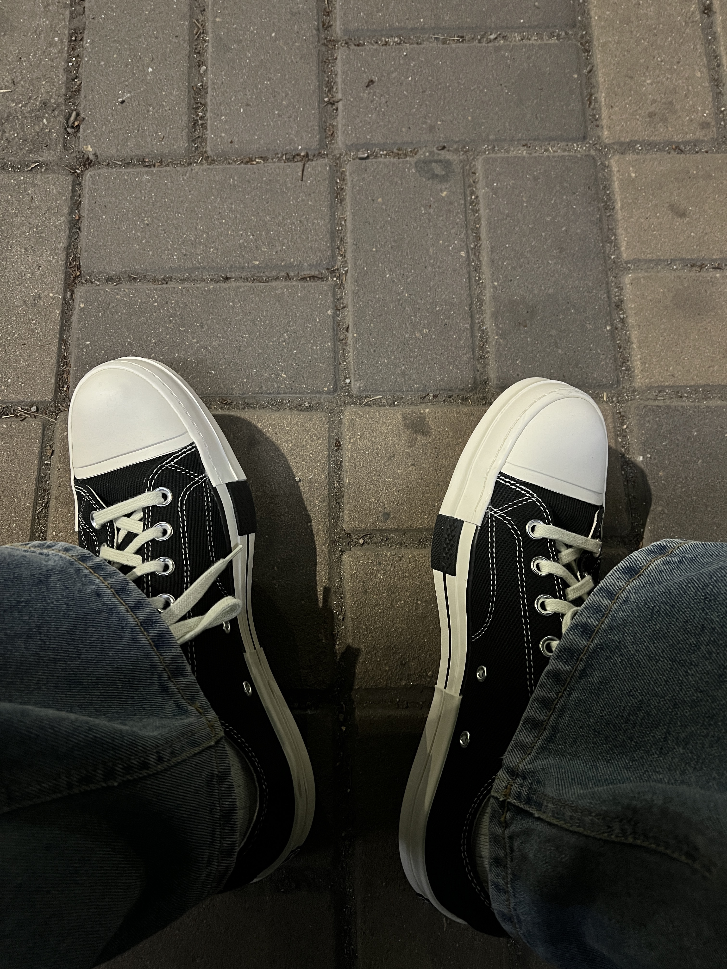 Converse x Drkshdw Drkstr Chuck 70 Ox Black ์ฐฉ์ฉ ์คํ์ผ - 1