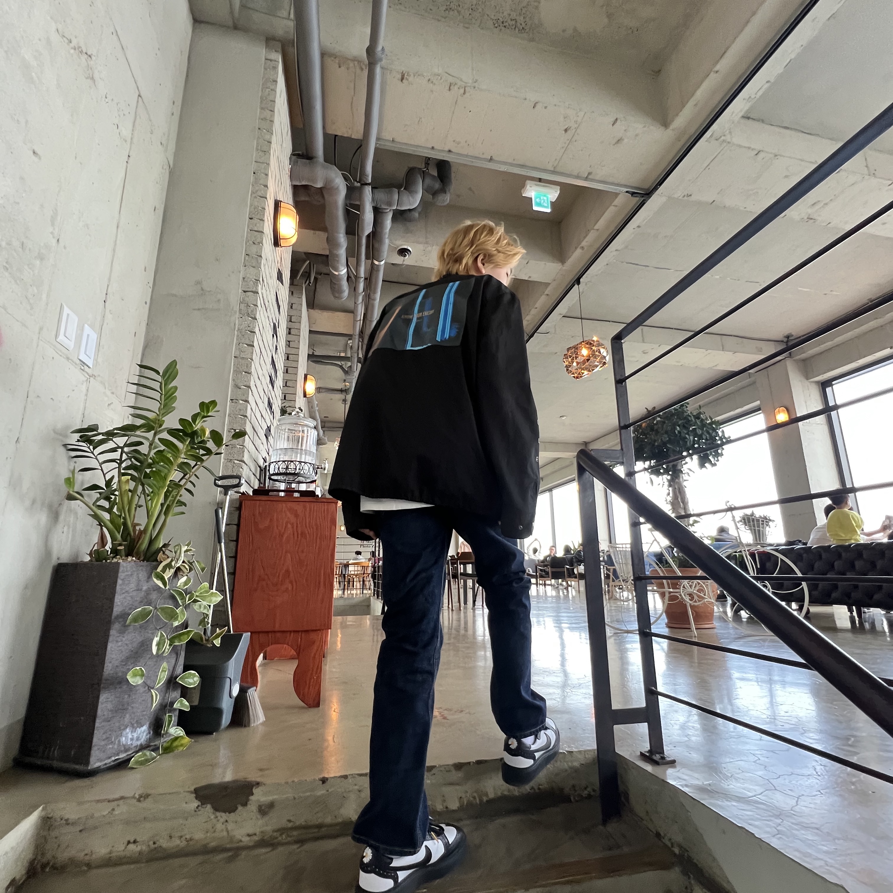 Nike x Peaceminusone Kwondo1 Black and White 착용 스타일