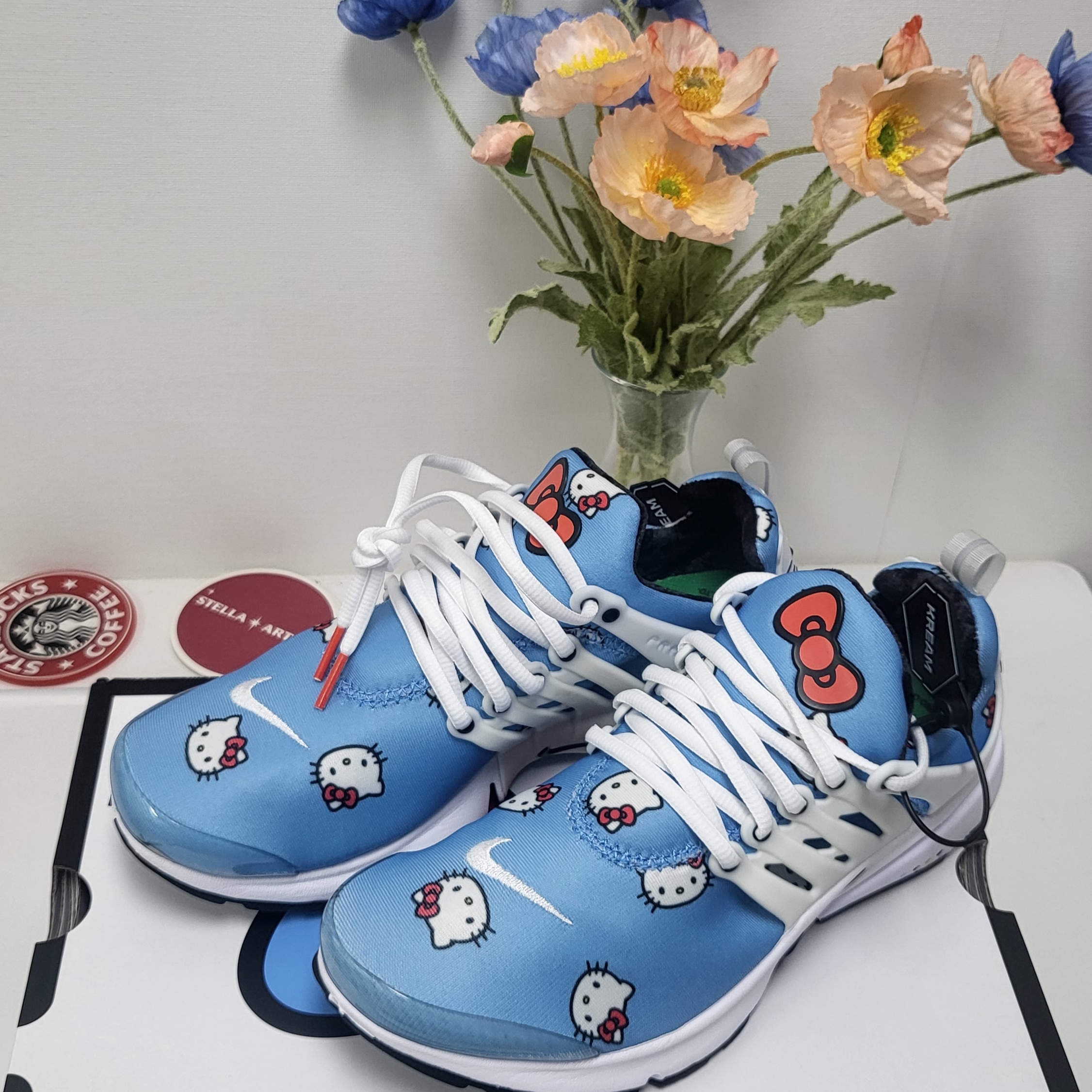 Nike x Hello Kitty Air Presto University Blue 착용 스타일