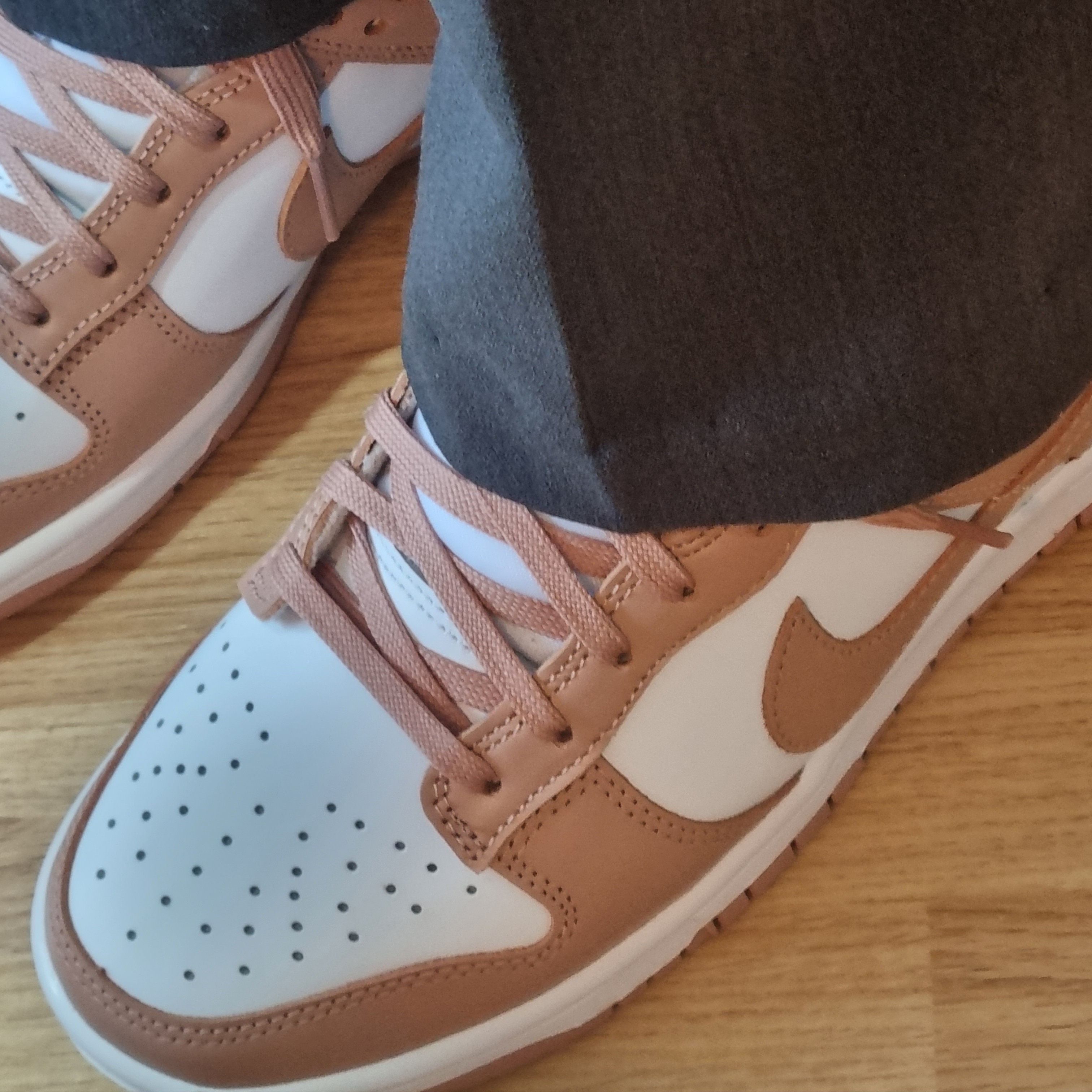 (W) Nike Dunk Low Rose Whisper 착용 스타일