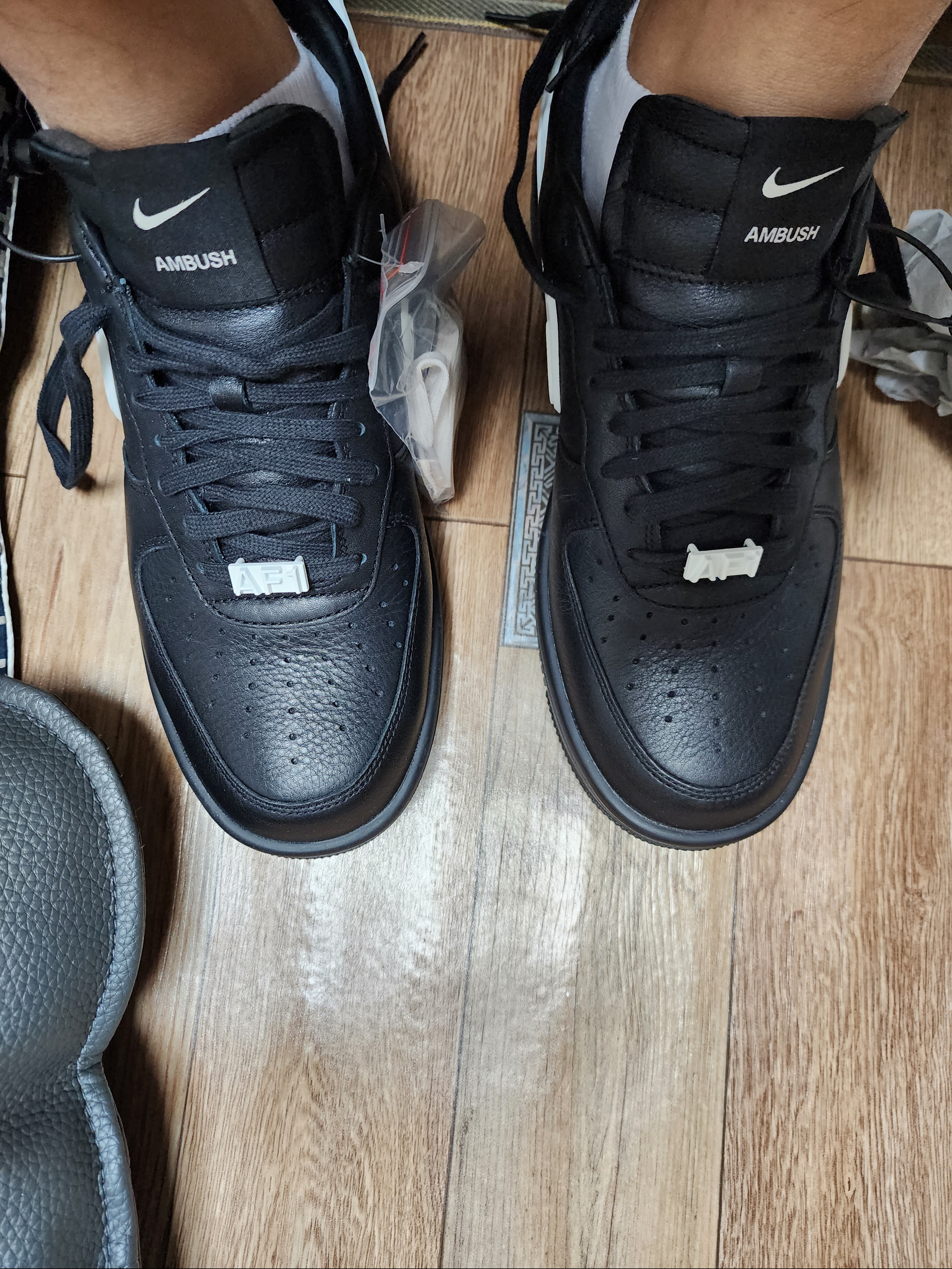 Nike x Ambush Air Force 1 Low SP Black 착용 스타일