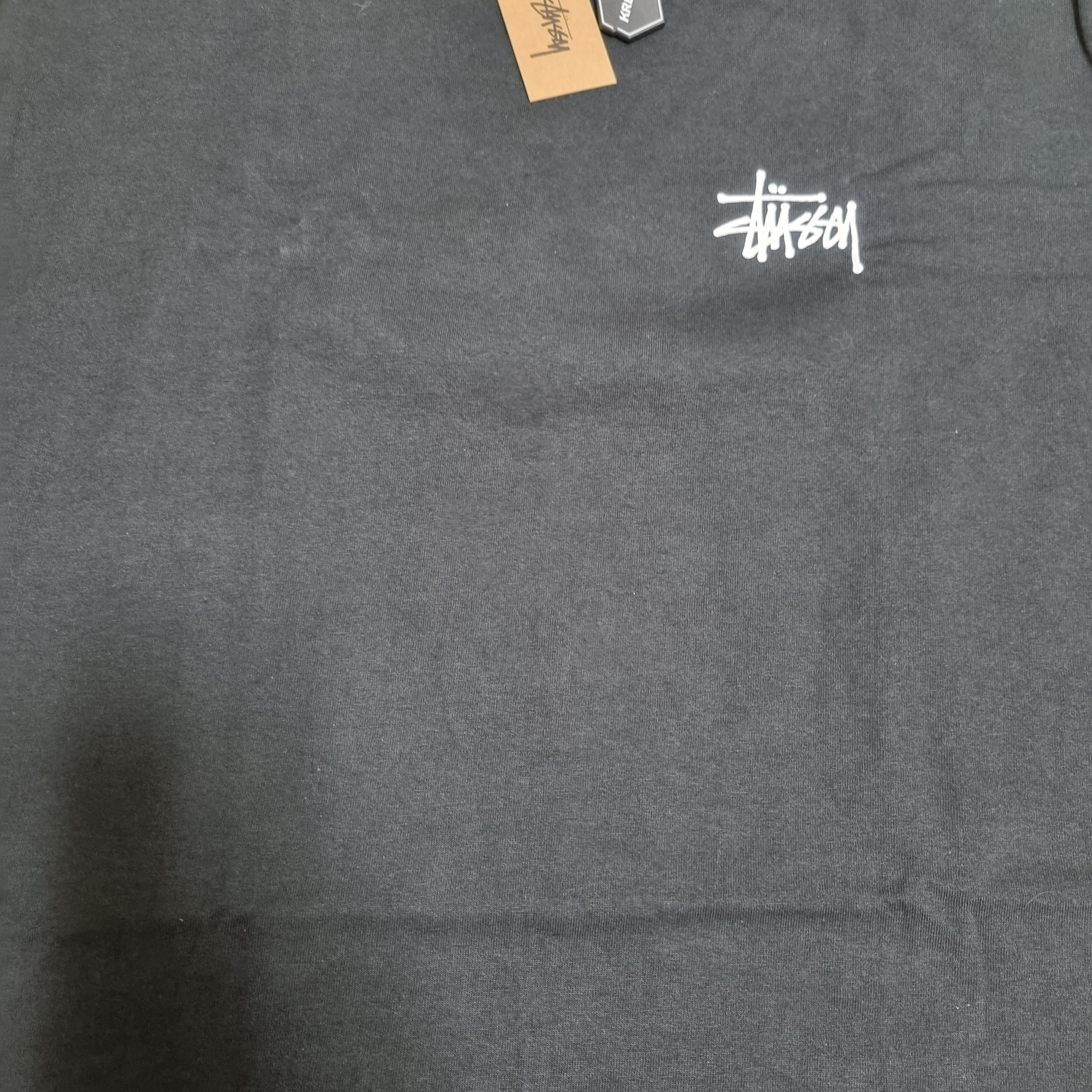 Stussy Basic Stussy T-Shirt Black 2023 착용 스타일